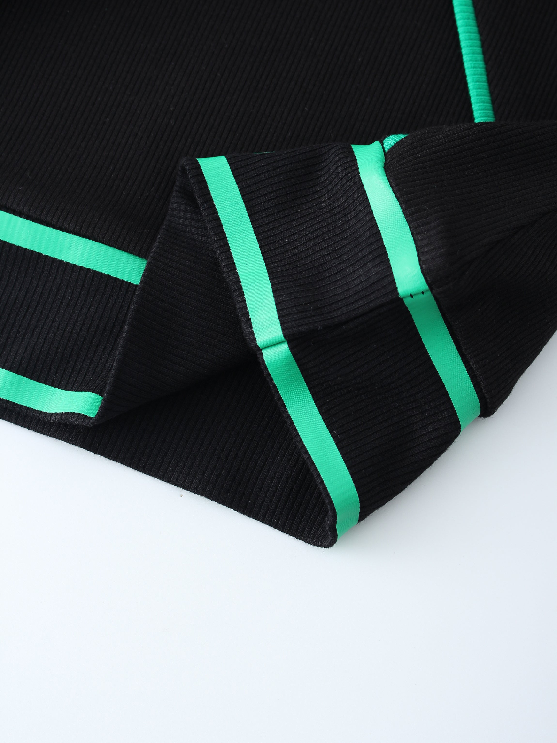 X BANDED SHIRT-BLACK/GREEN