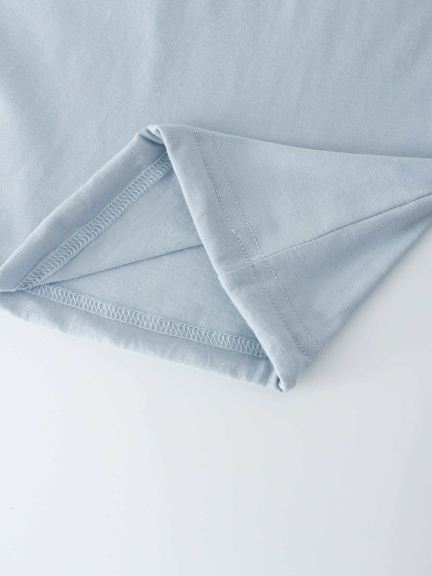 DRAWSTRING TEE-LIGHT BLUE