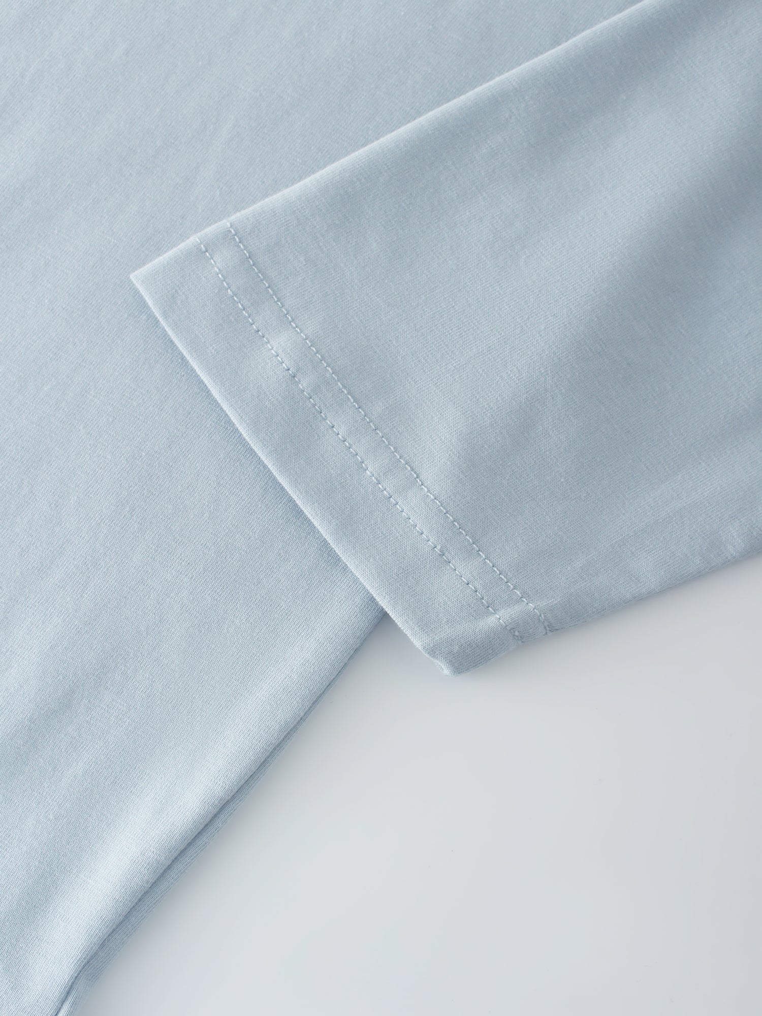 DRAWSTRING TEE-LIGHT BLUE