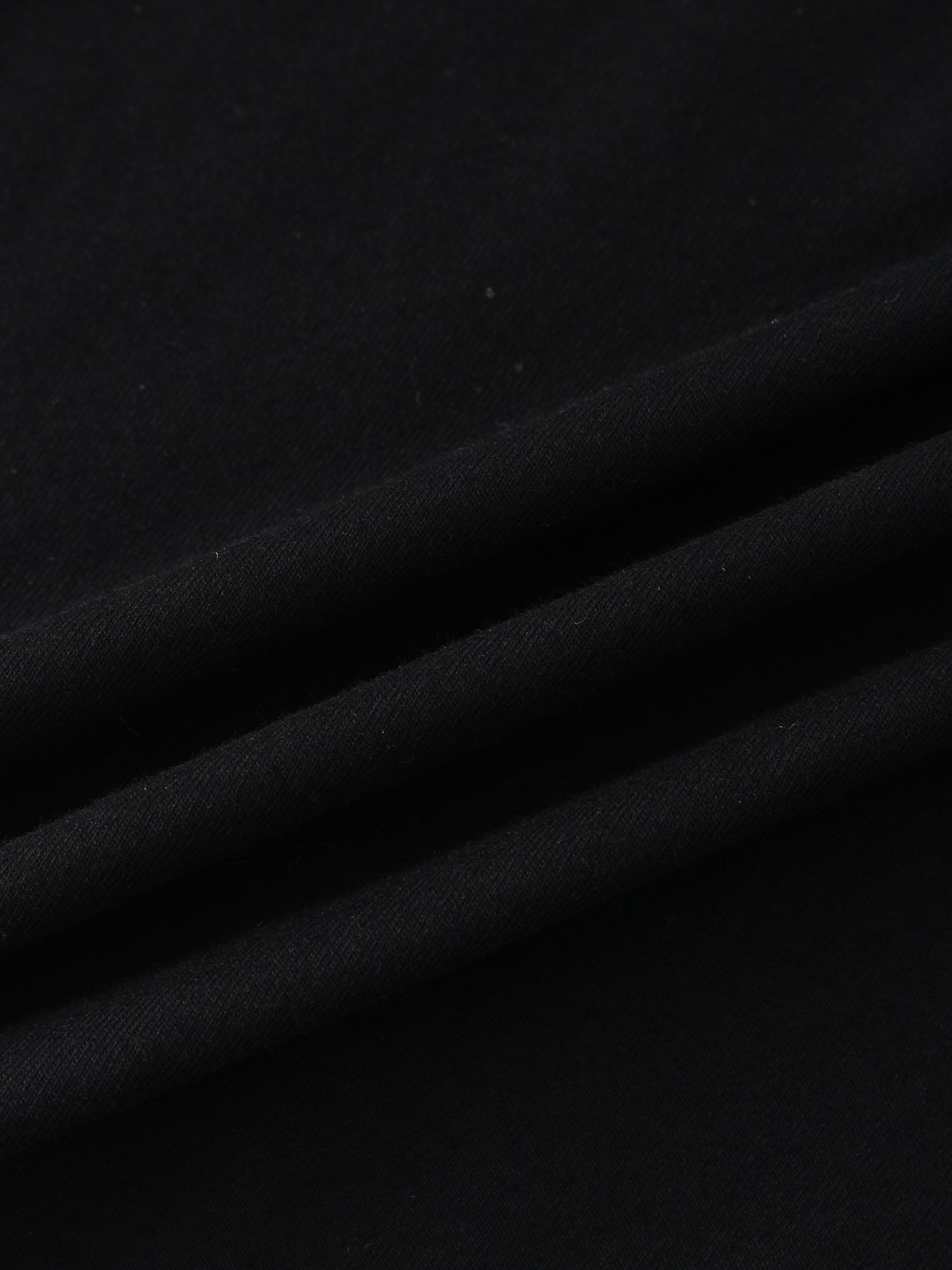 DRAWSTRING TEE-BLACK