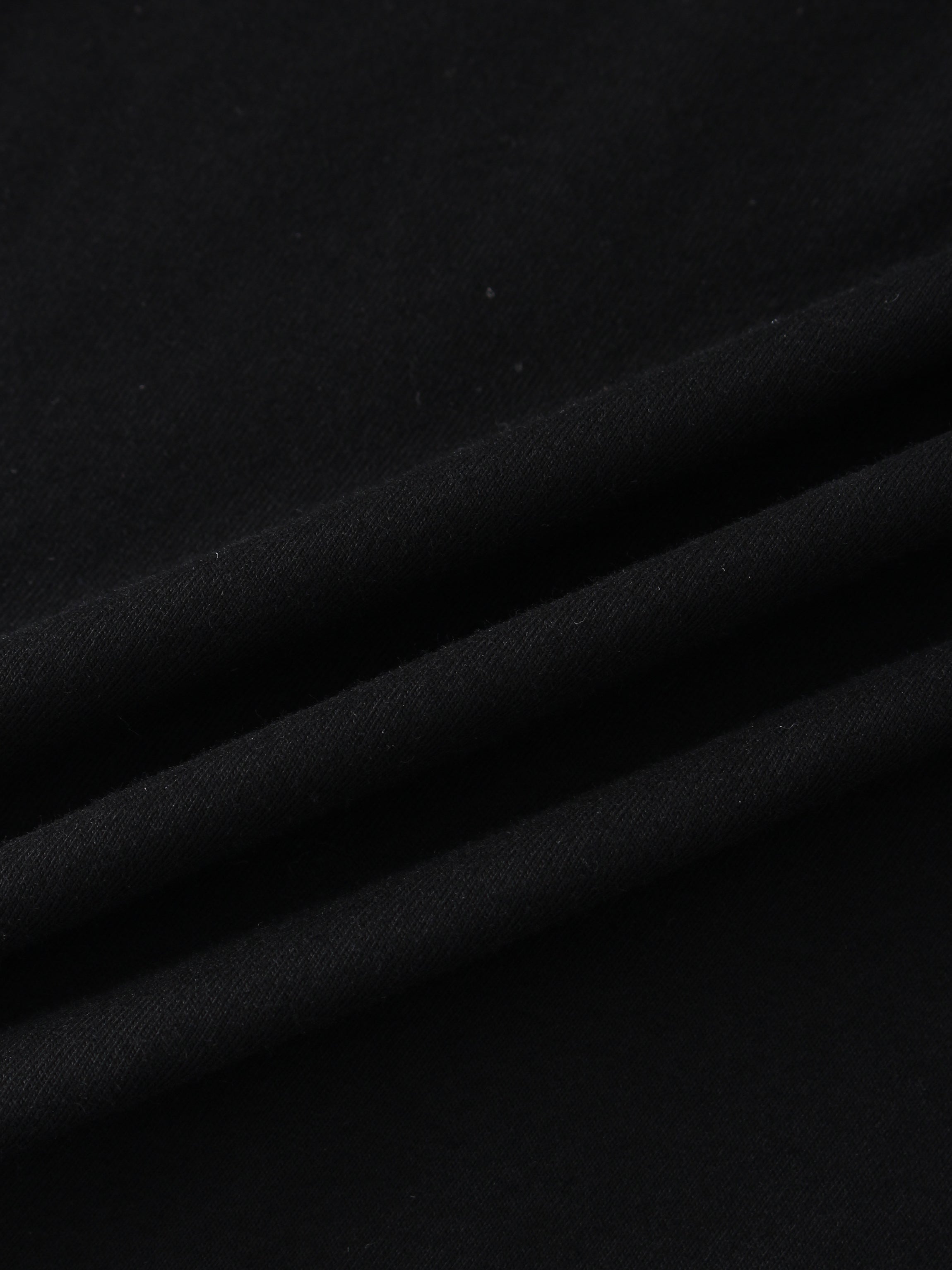 DRAWSTRING TEE-BLACK