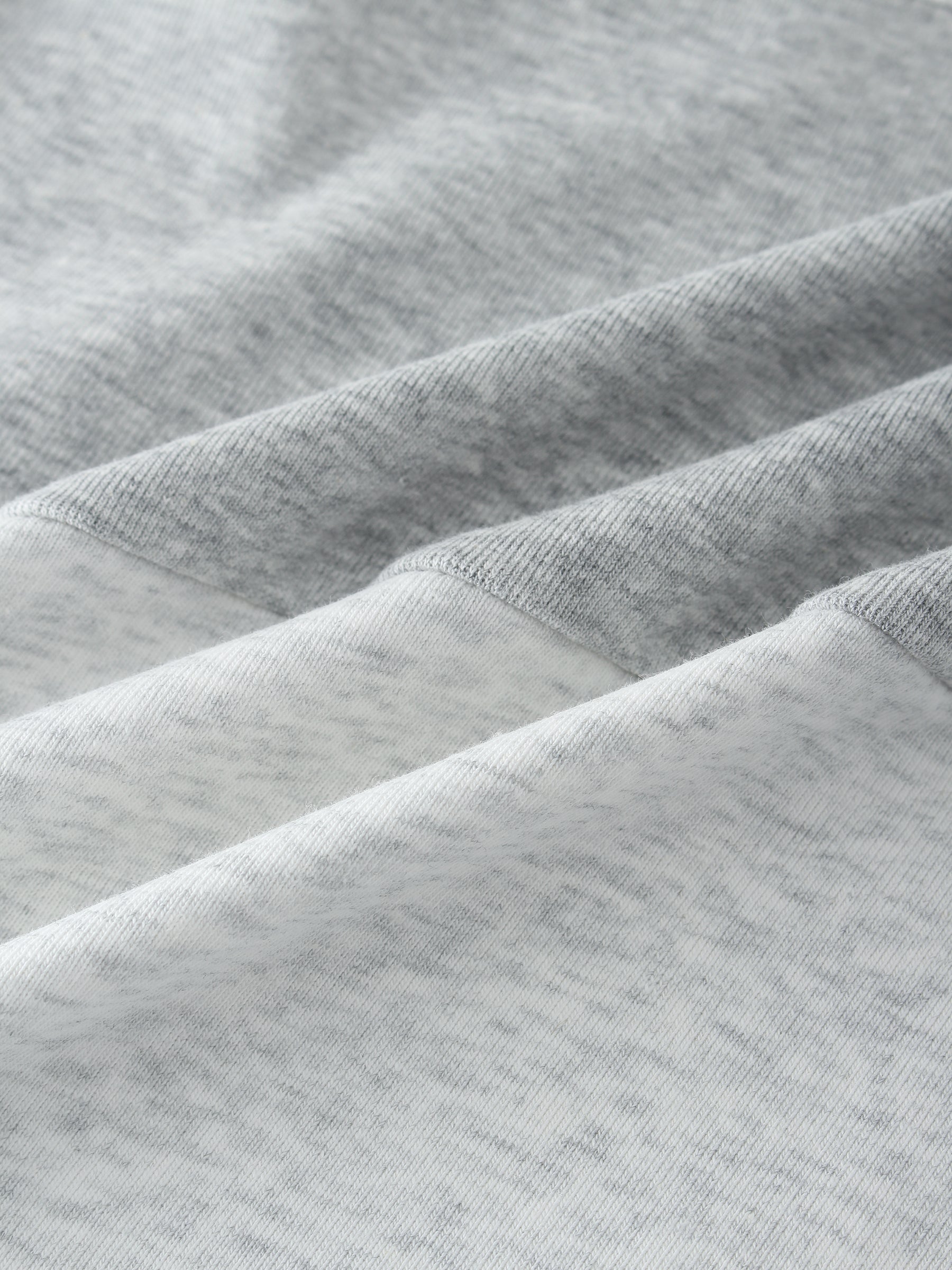 Wide Stripe Bomber-Heathered White/Heathered Grey