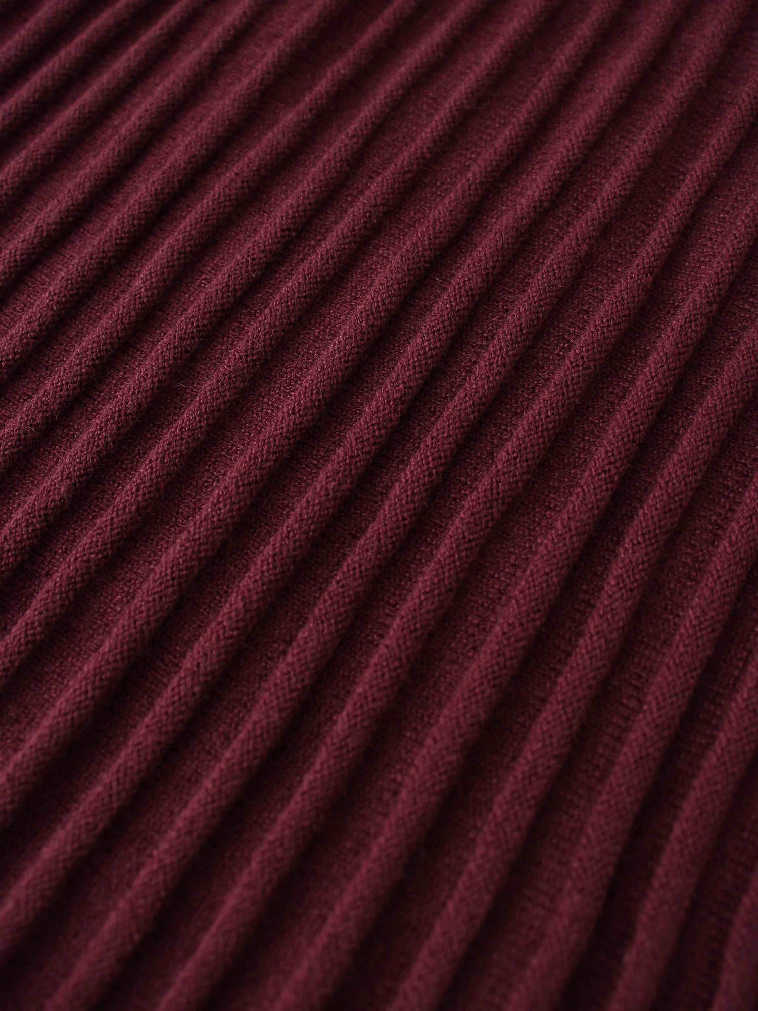 Knit Crop Sweater Dress Set-Burgundy/Pink