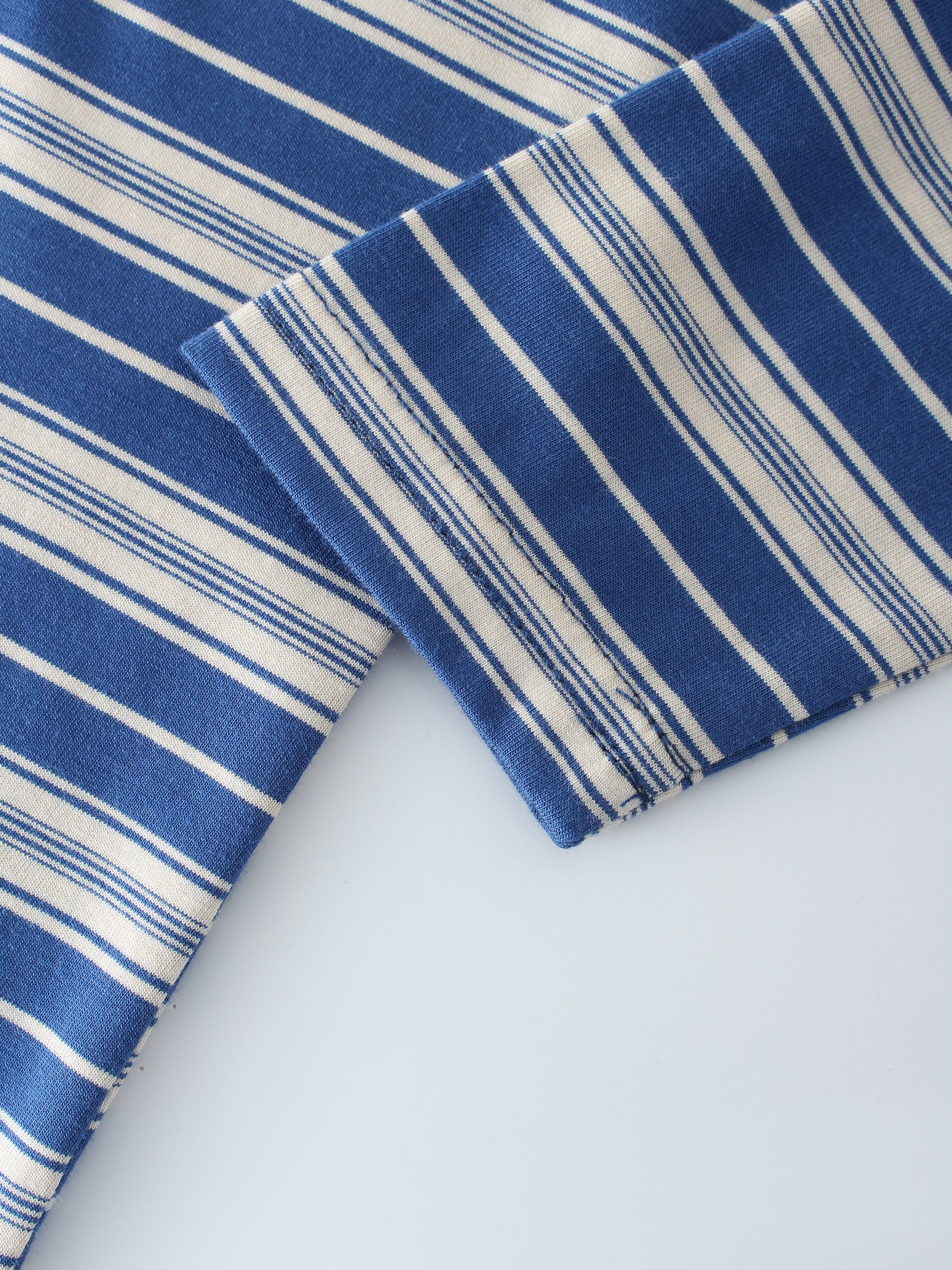 Double Stripe High V-Blue/White