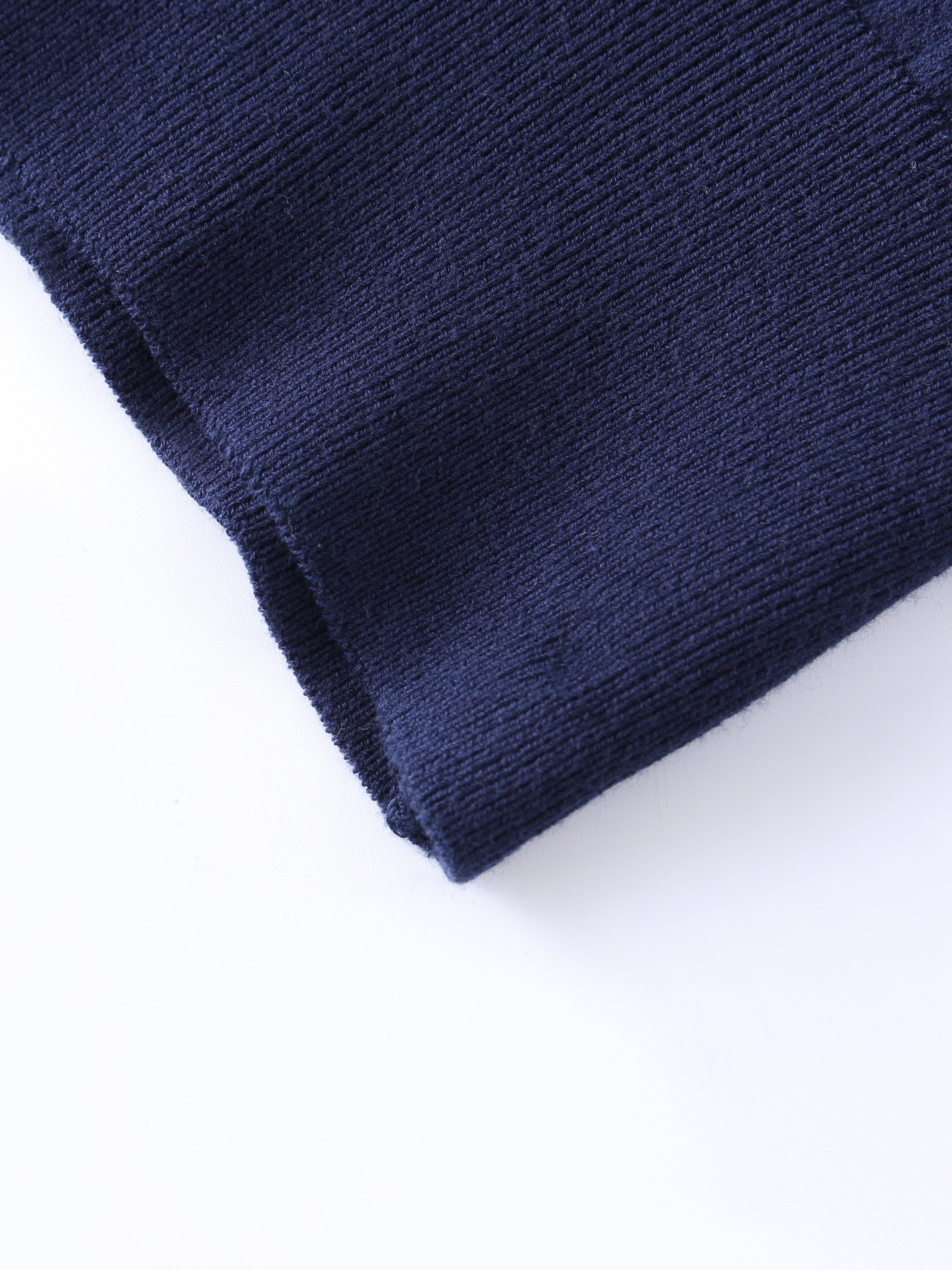 Ruched Sweater-Navy