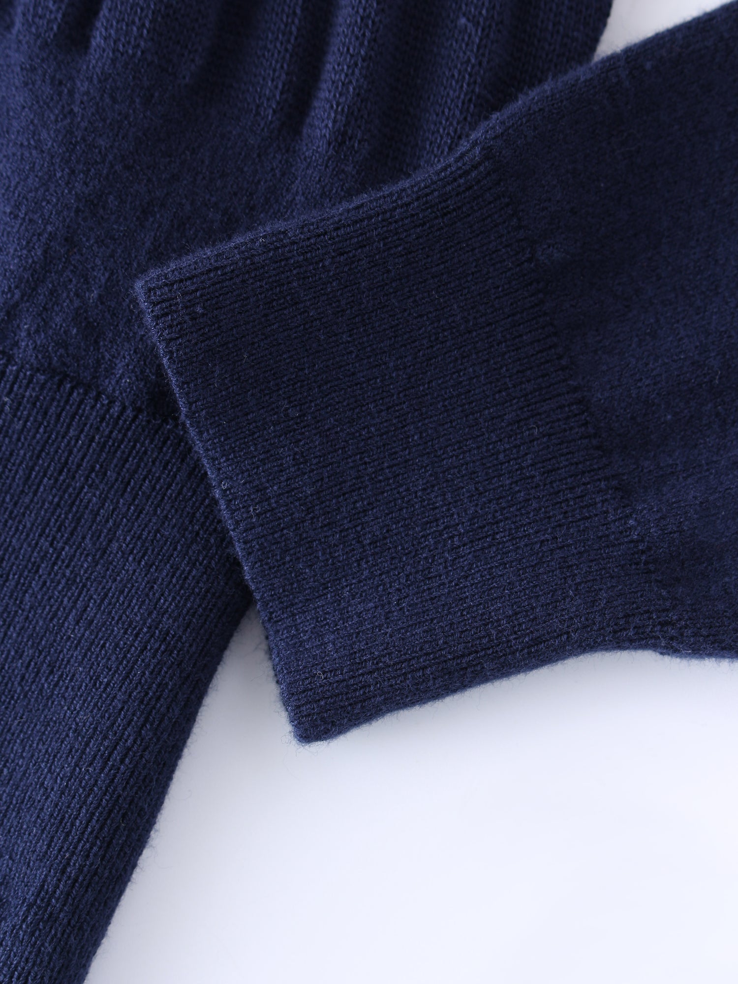 Ruched Sweater-Navy