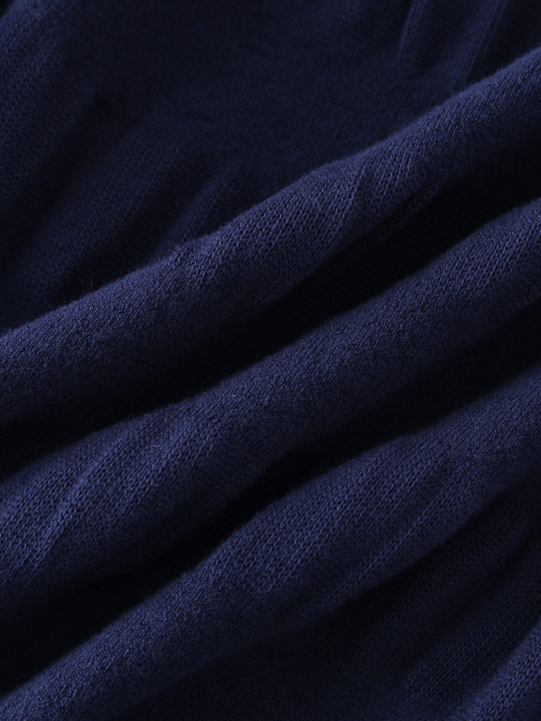 Ruched Sweater-Navy