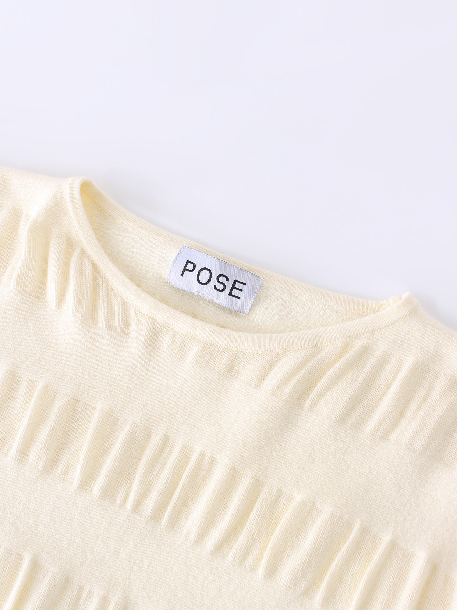 Ruched Sweater-Ivory