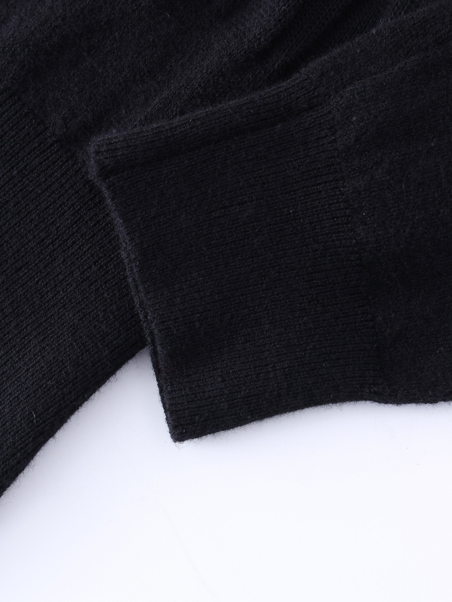 Ruched Sweater-Black