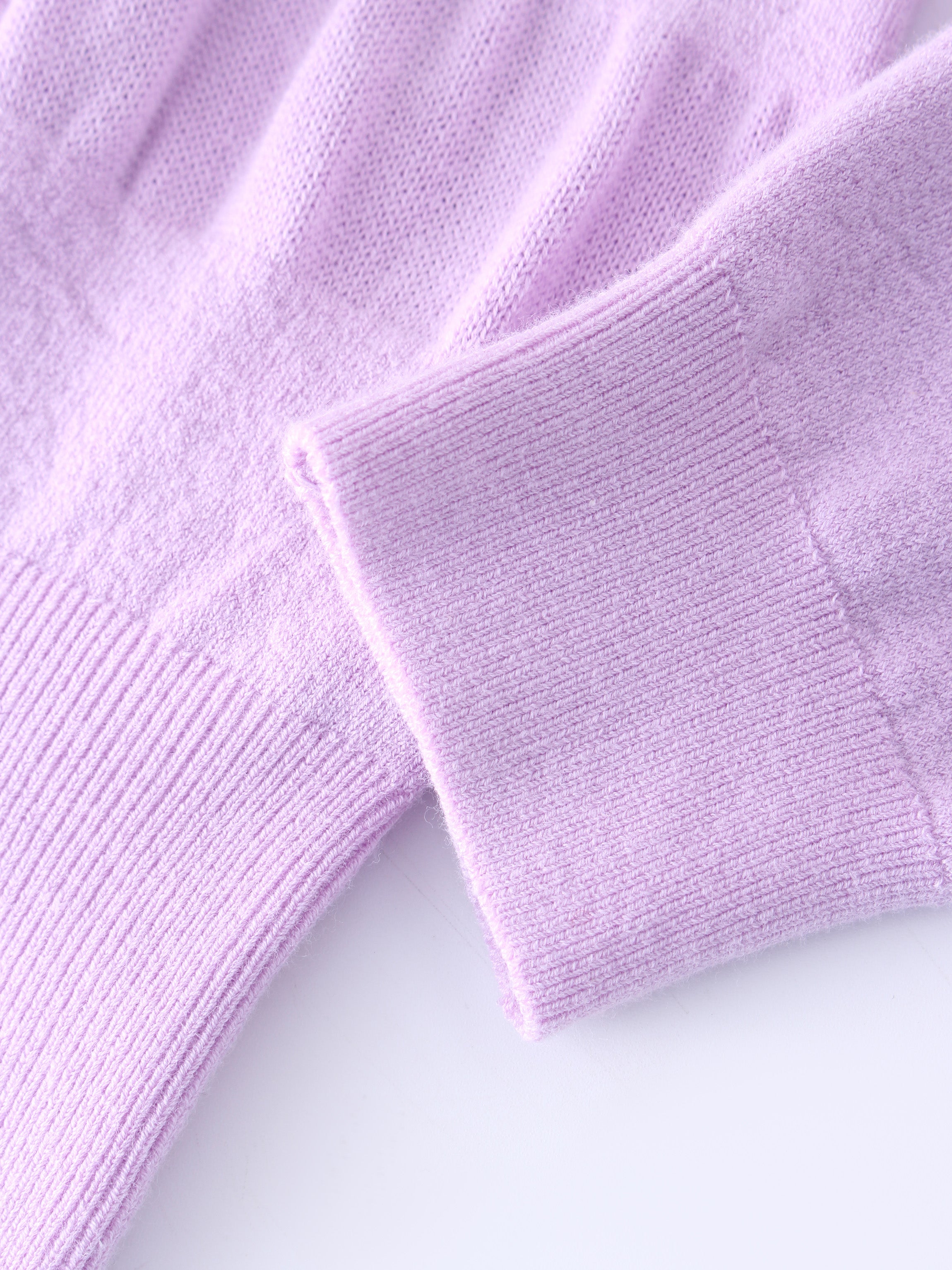 Ruched Sweater-Lilac