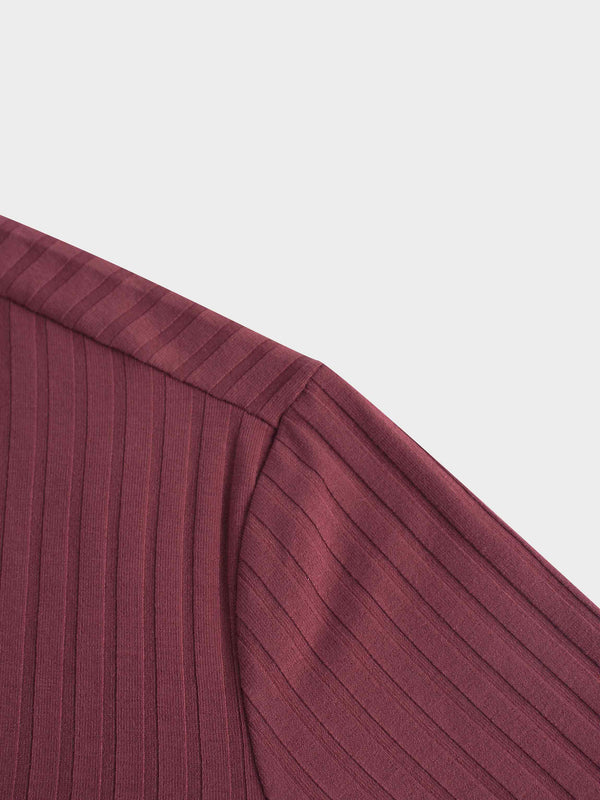 Ribbed High V Bomber-Rust