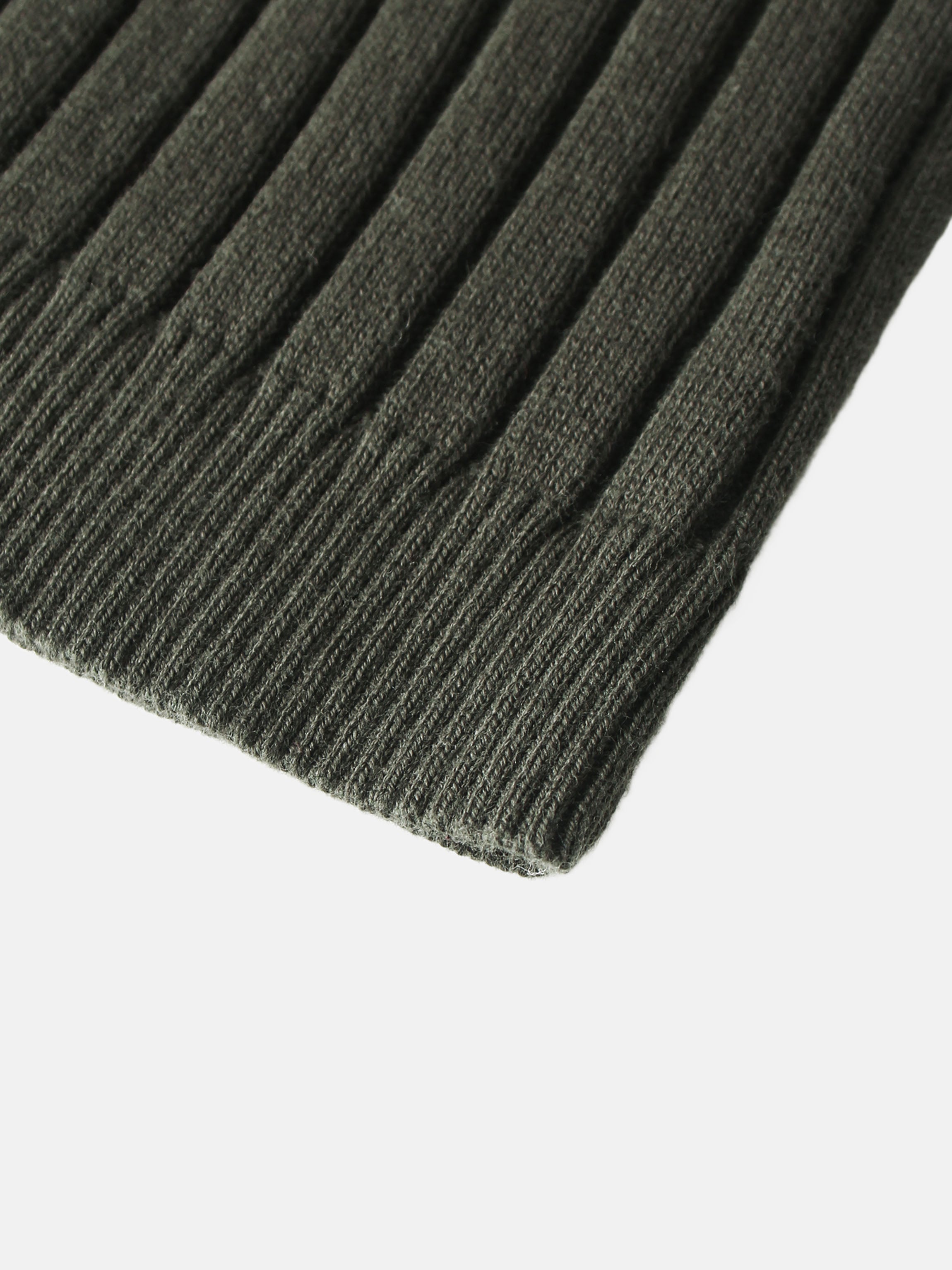 Lightweight Ribbed Cardigan 17" - Green