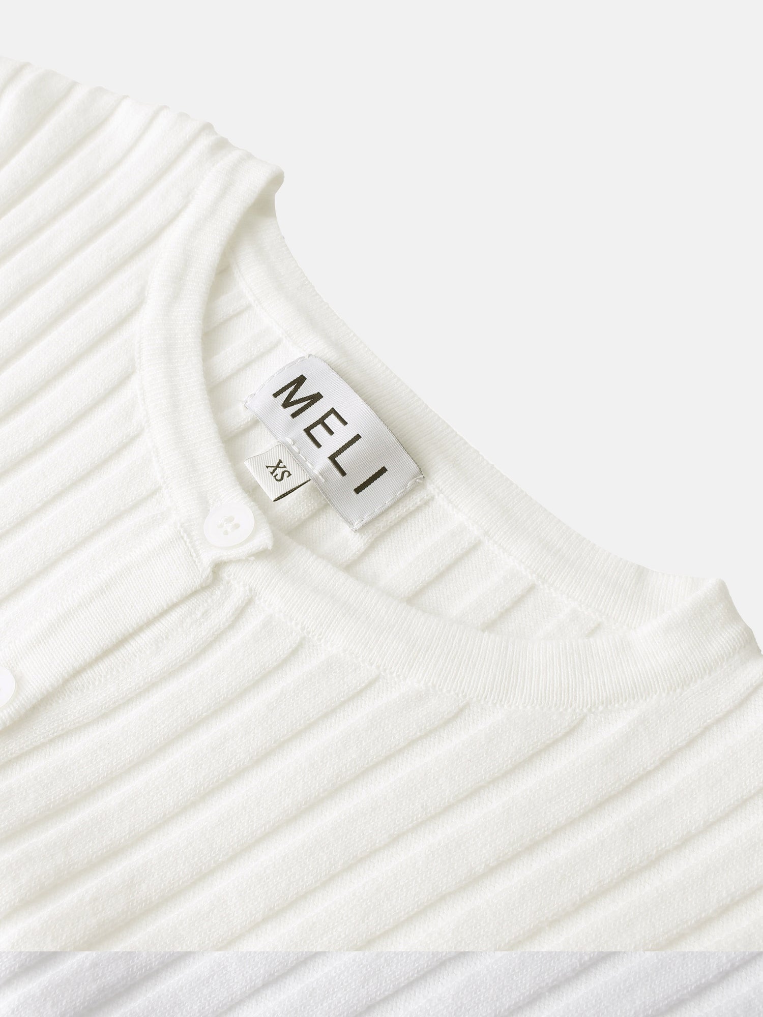 Lightweight Ribbed Cardigan 17" - Cream