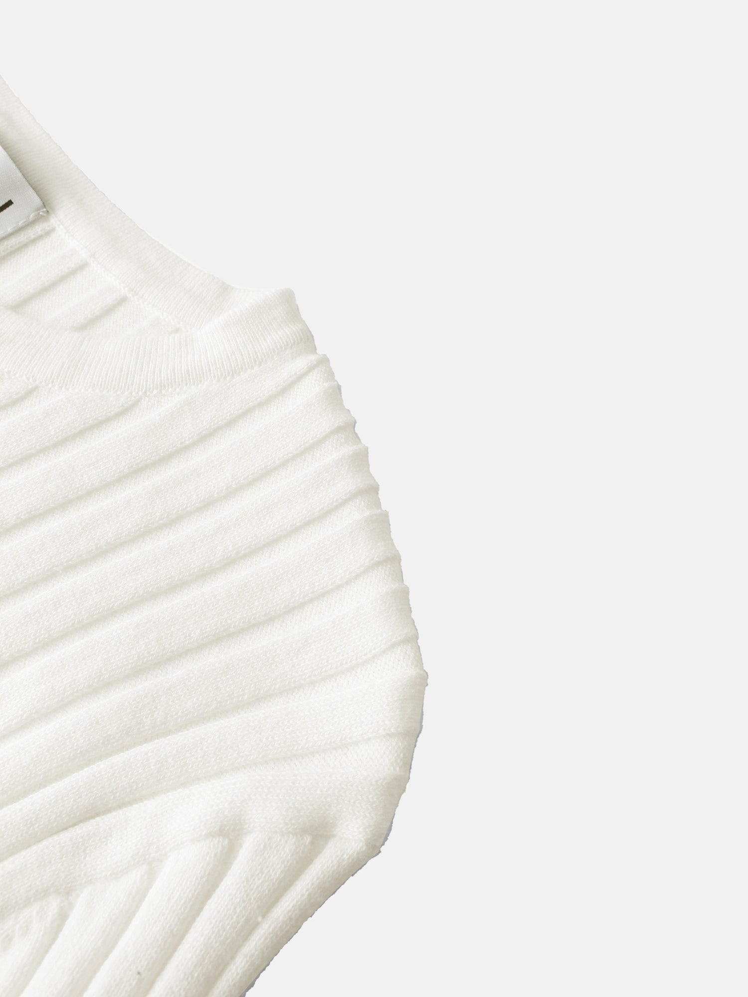 Lightweight Ribbed Cardigan 17" - Cream