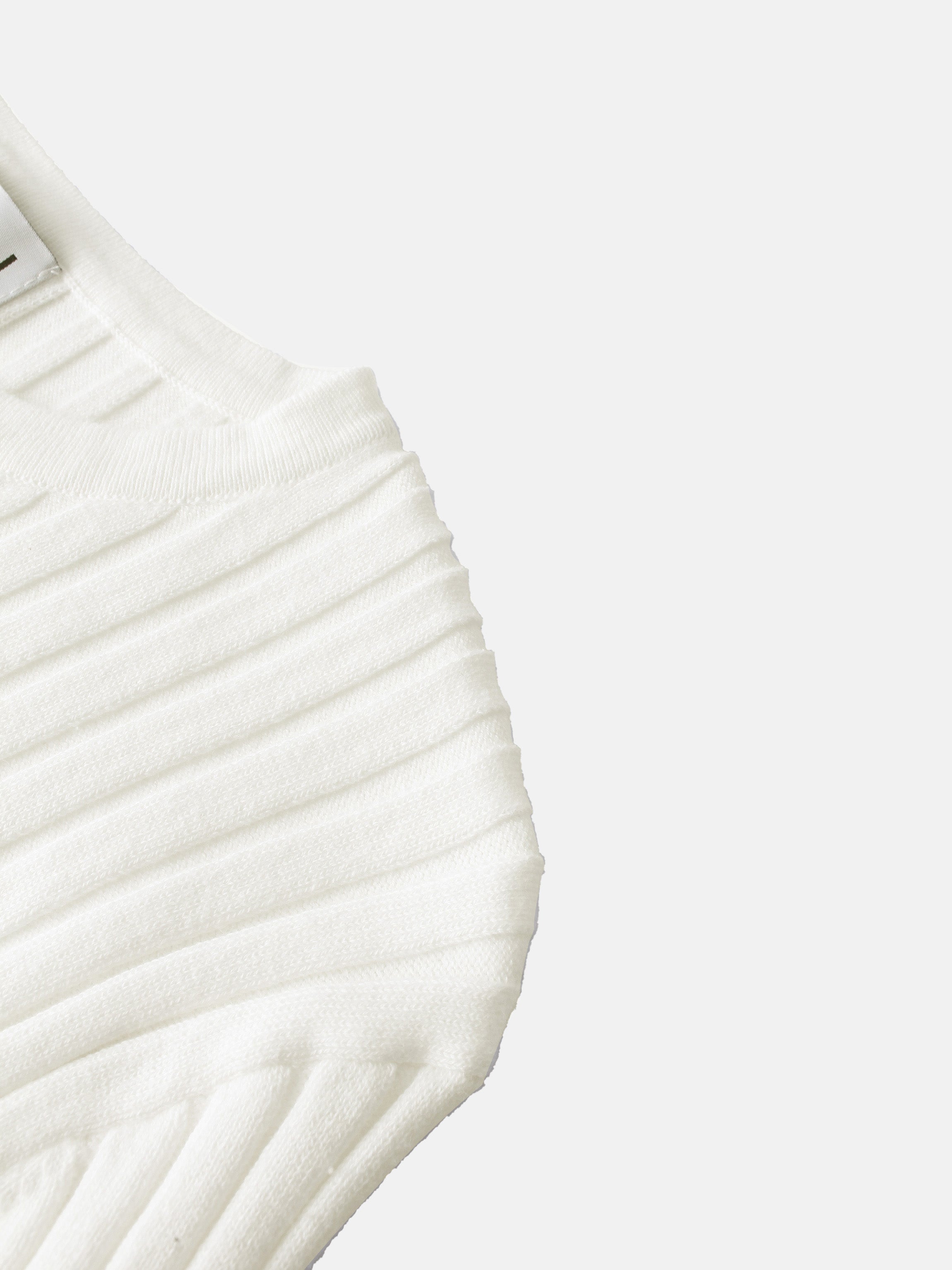 Lightweight Ribbed Cardigan 17" - Cream