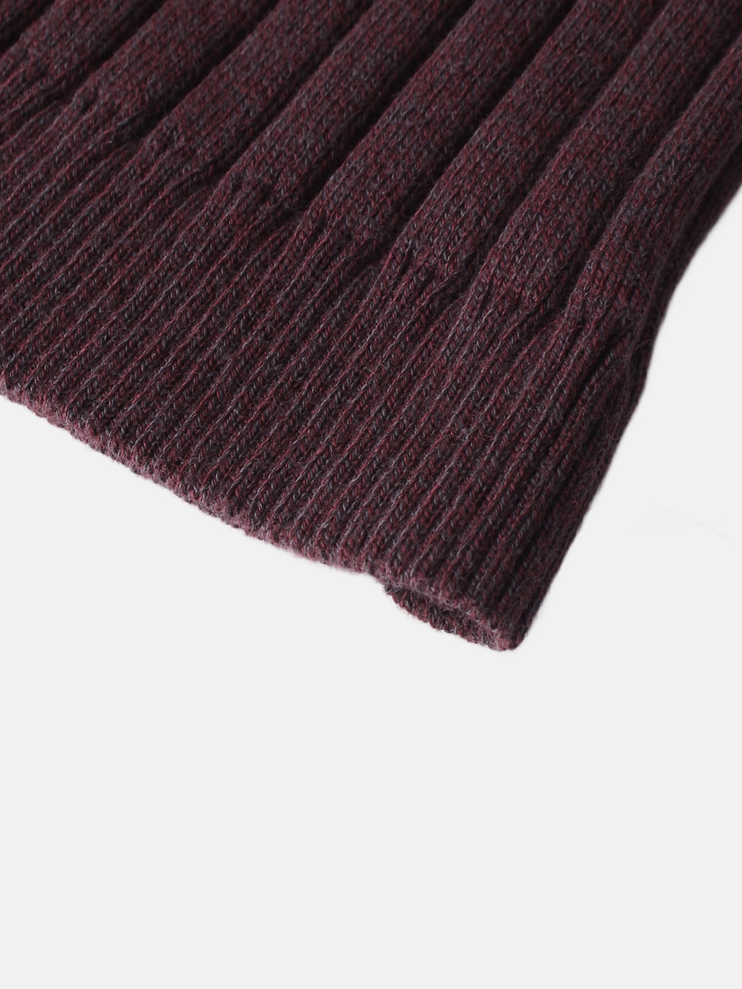 Lightweight Ribbed Cardigan 17"- Burgundy
