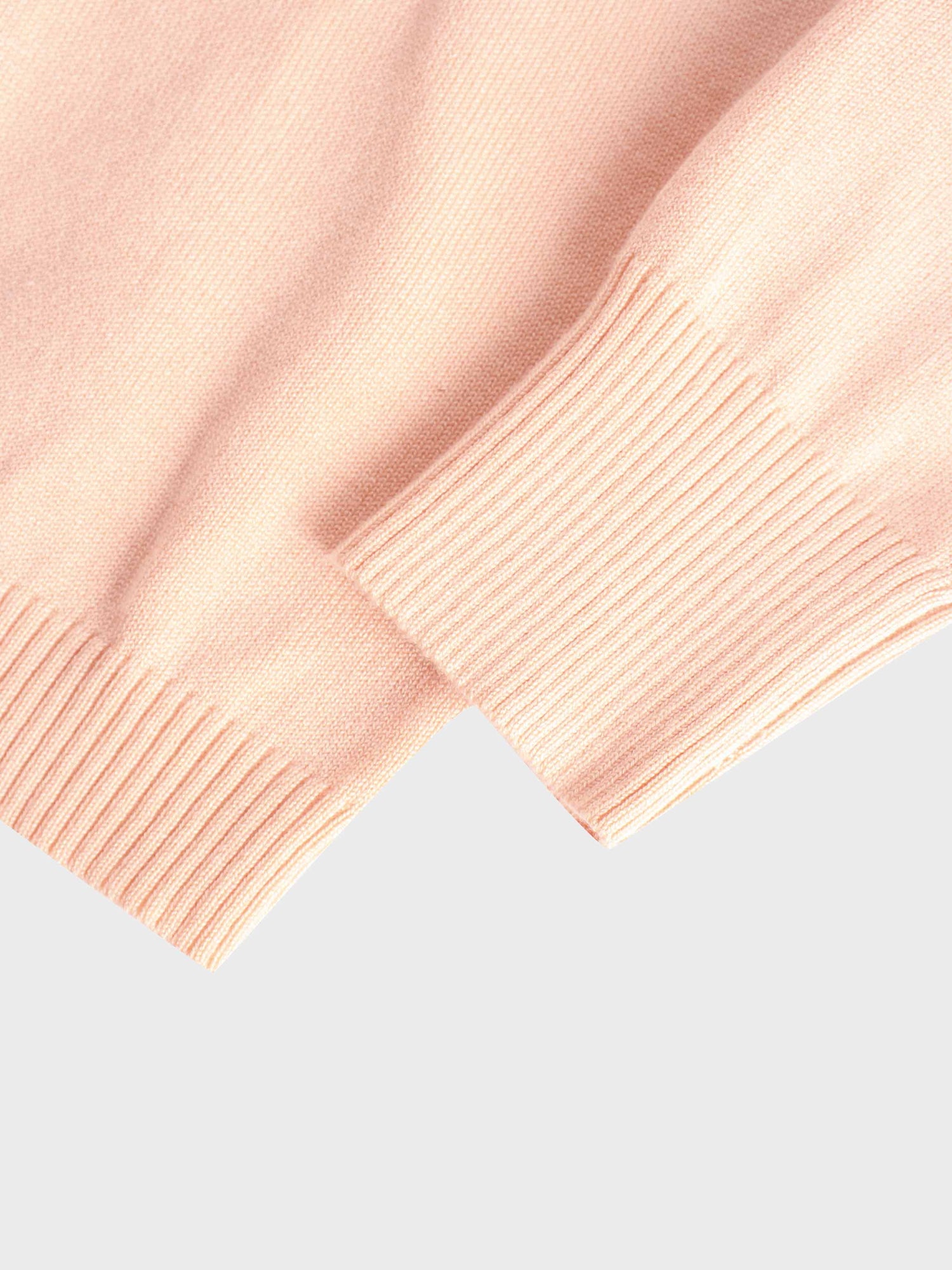 Cropped Bow Cardigan-Peach