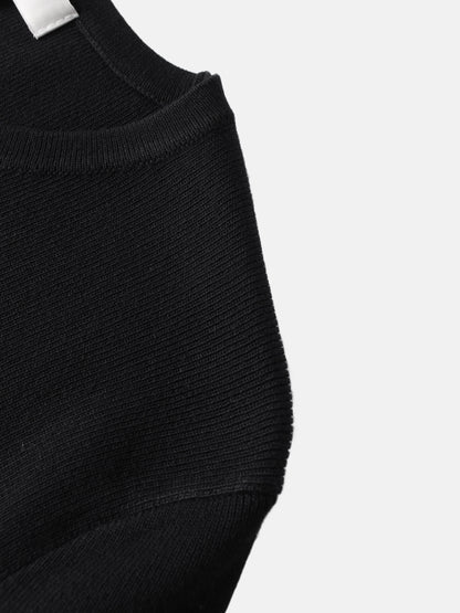 Bell Sleeve Sweater - Black