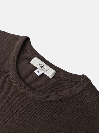 Bell Sleeve Sweater - Brown