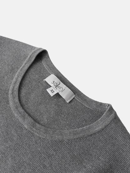 Bell Sleeve Sweater - Grey