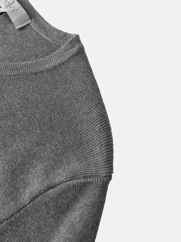 Bell Sleeve Sweater - Grey