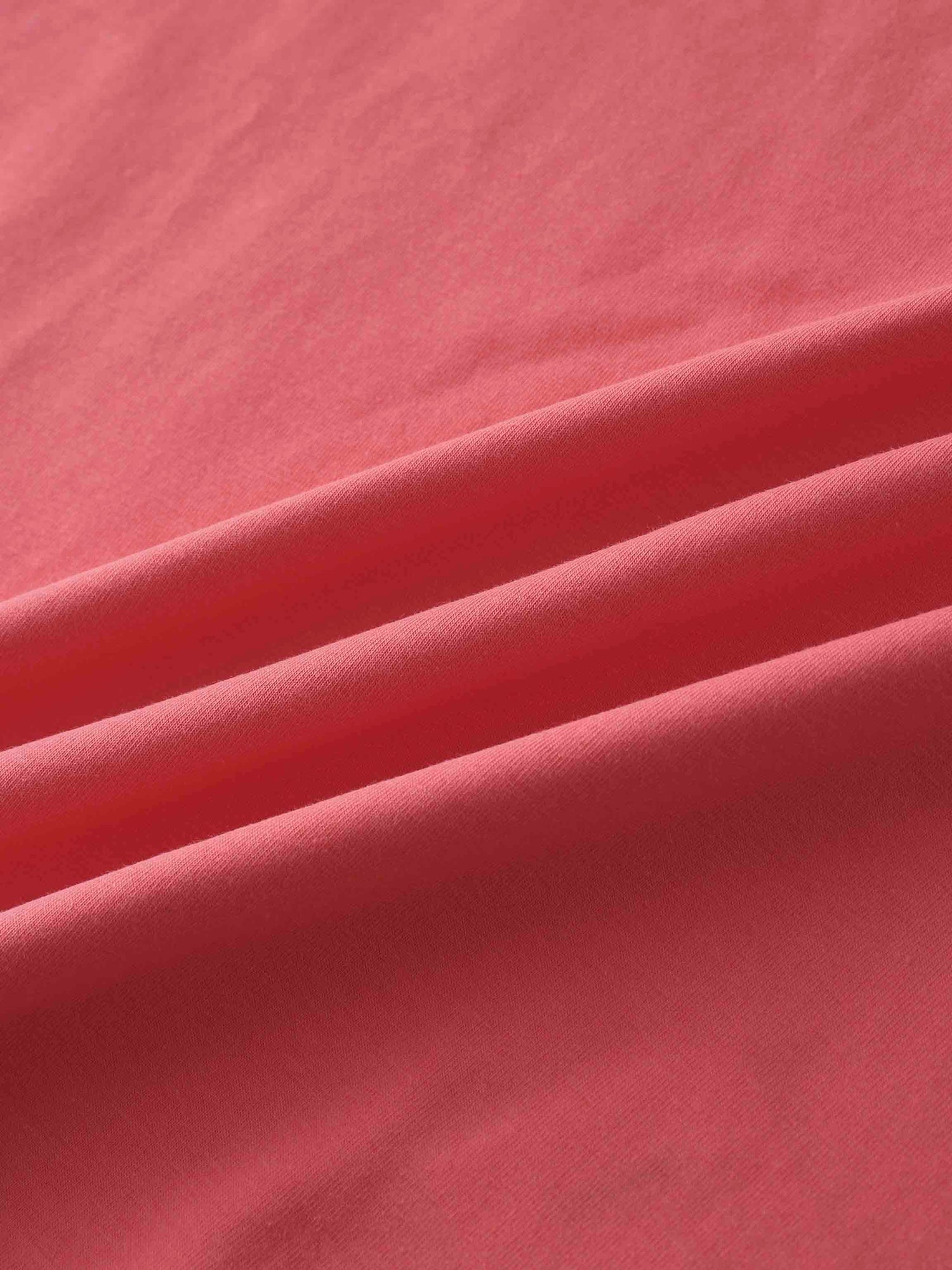 Crown Embossed T-Shirt-Coral