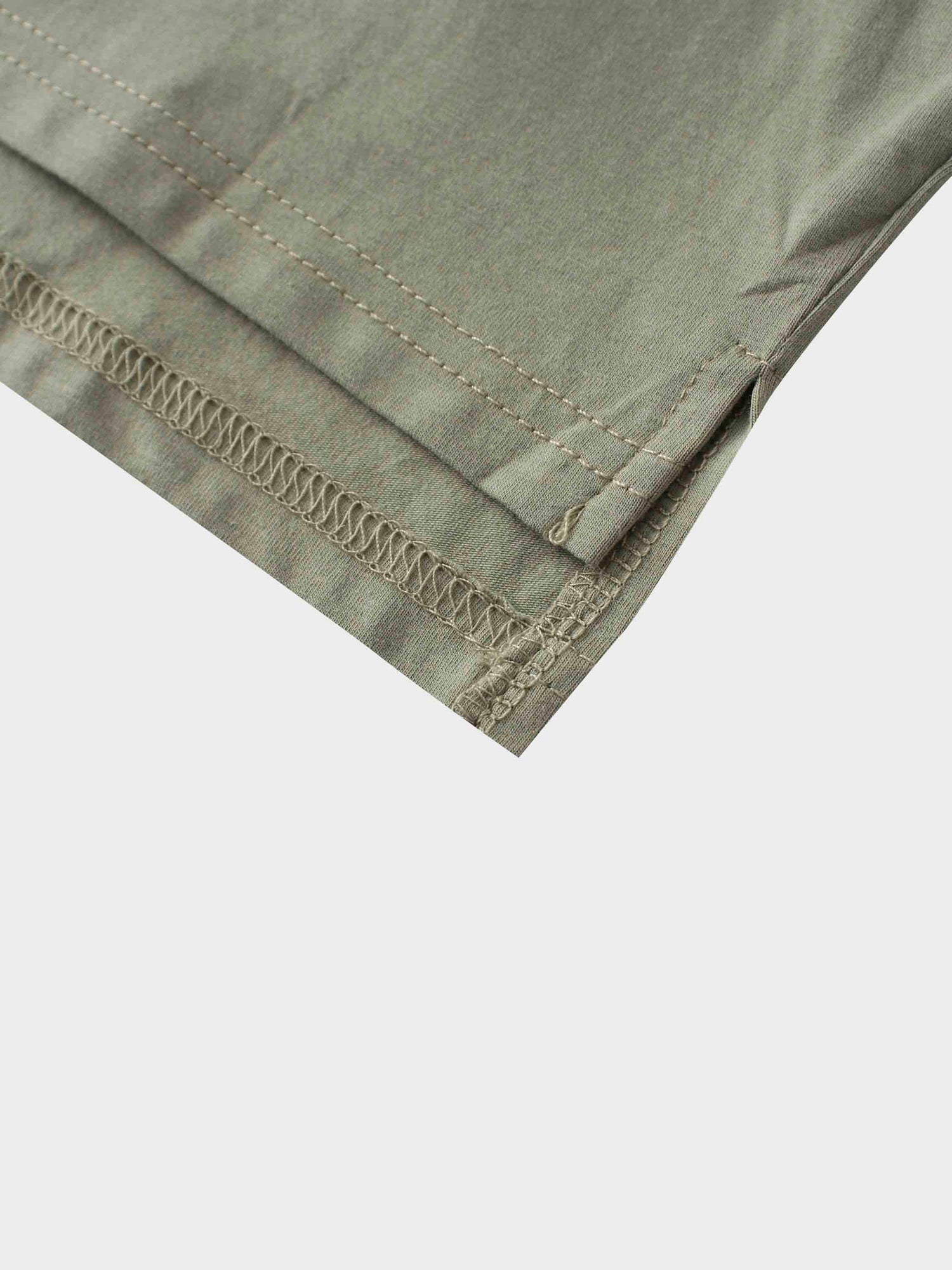 Crown Embossed T-Shirt-Sage