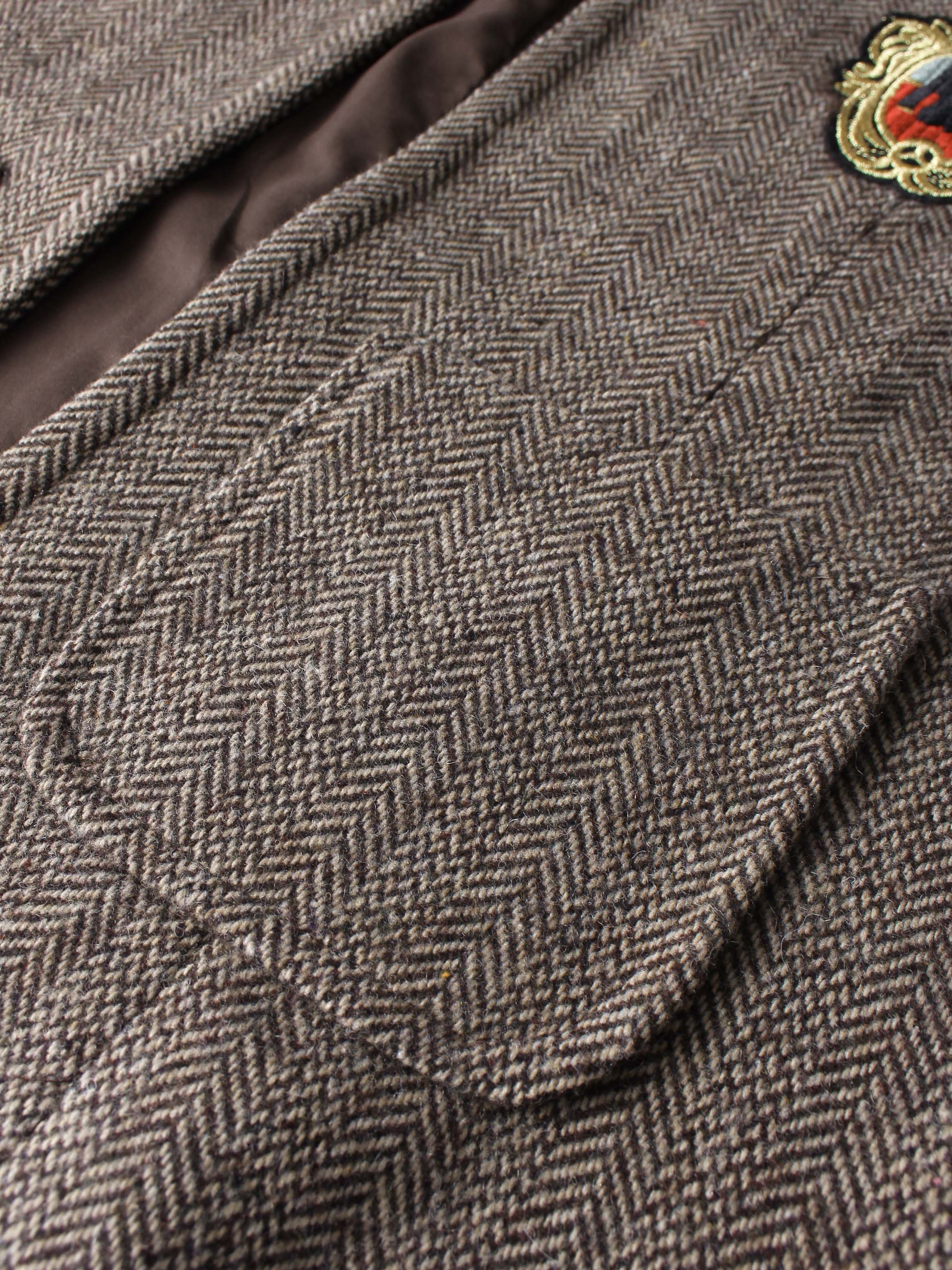 Plaid Boxy Jacket - Brown Plaid