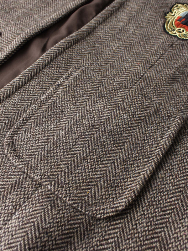Plaid Boxy Jacket - Brown Plaid