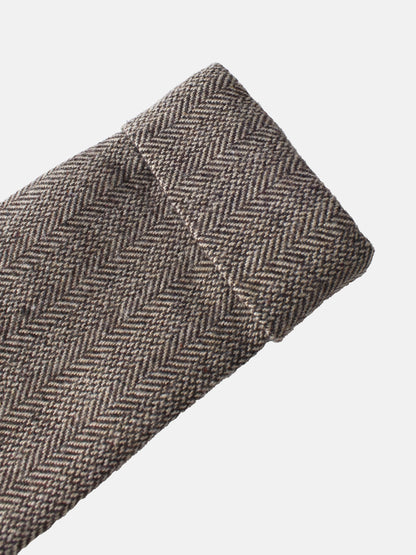 Plaid Boxy Jacket - Brown Plaid