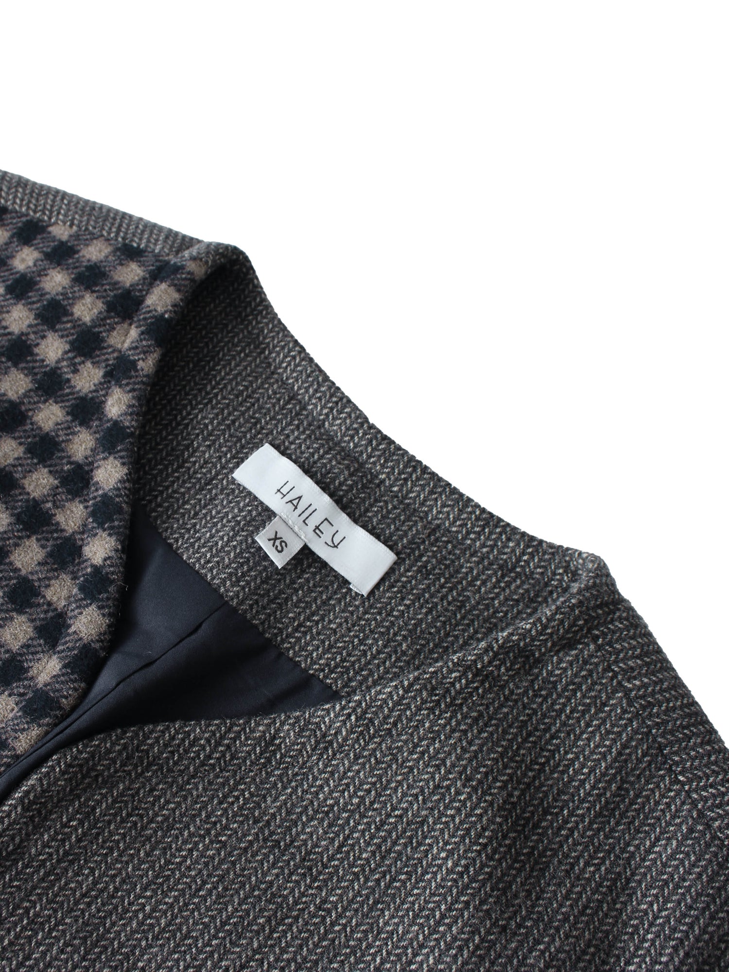 Plaid Boxy Jacket - Blue Plaid