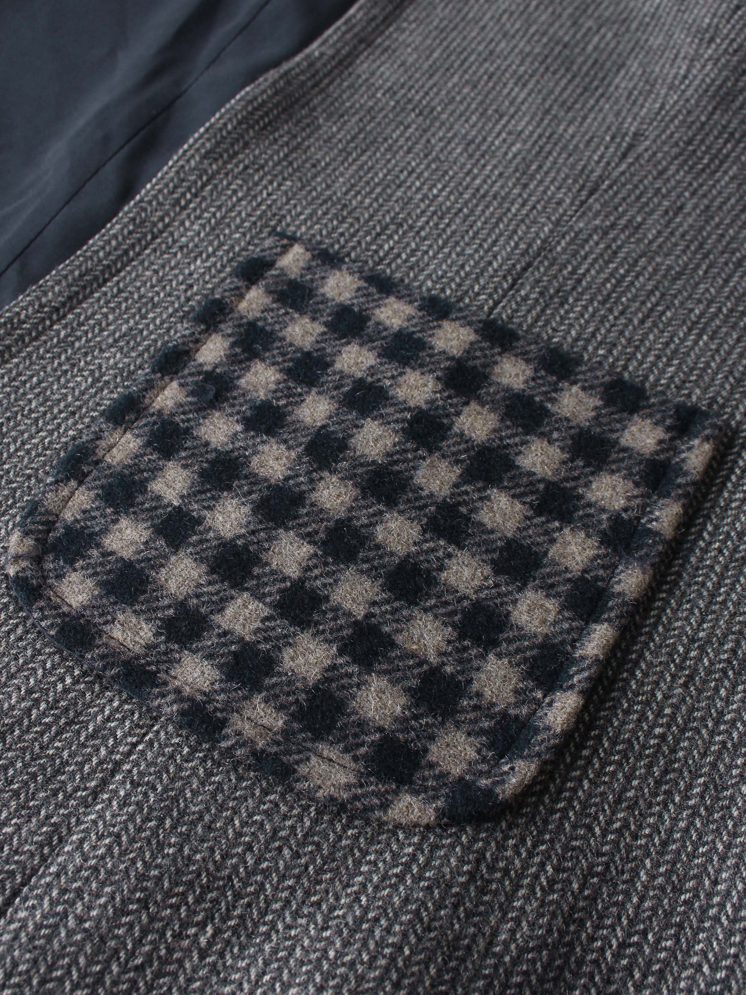Plaid Boxy Jacket - Blue Plaid