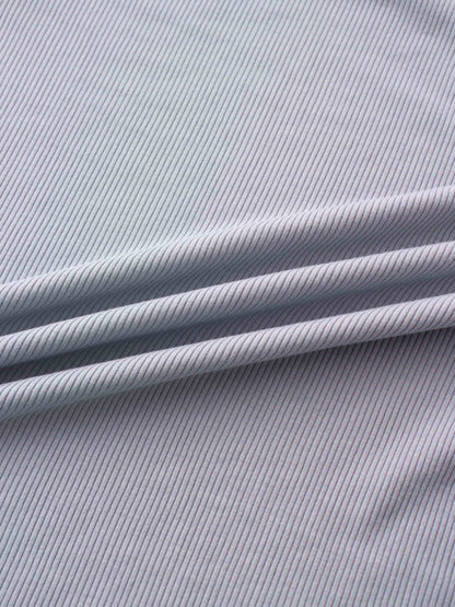RIBBED HIGH V 3Q-PURPLE