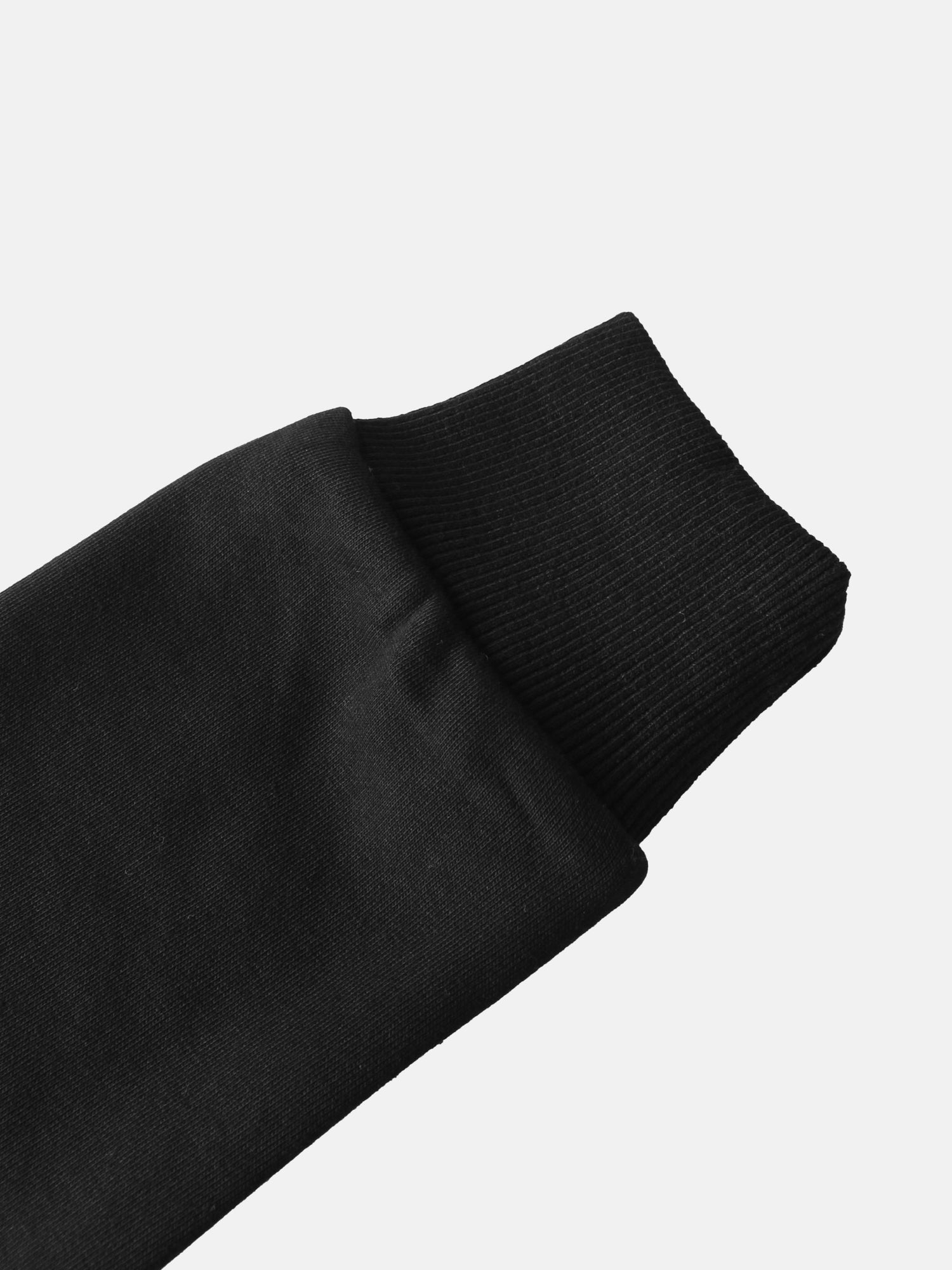 Lightweight Crop Sweatshirt - Black