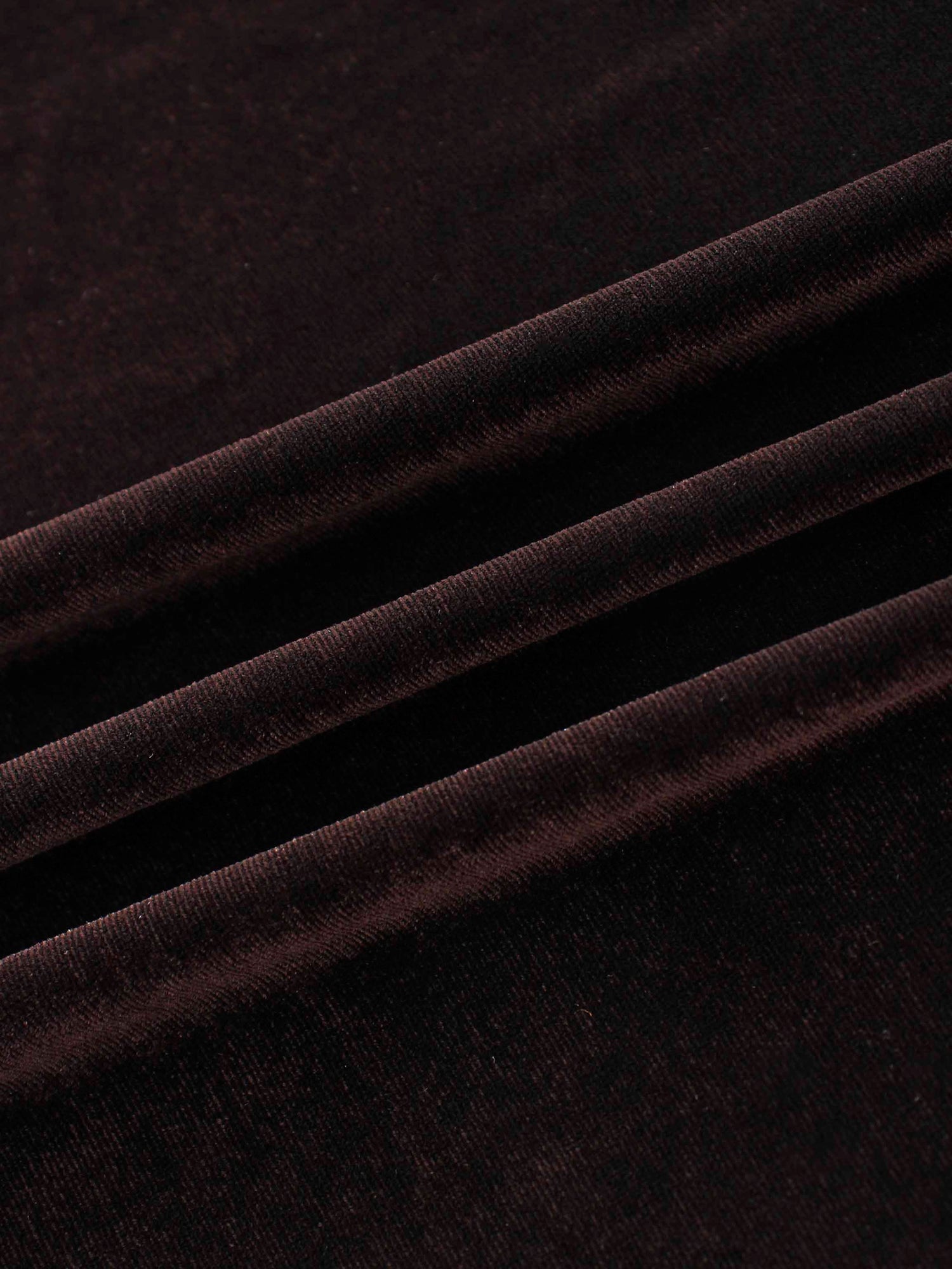 Ombre Velour Slip Dress-Brown