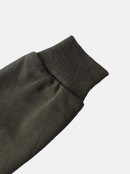 Lightweight Crop Sweatshirt - Olive