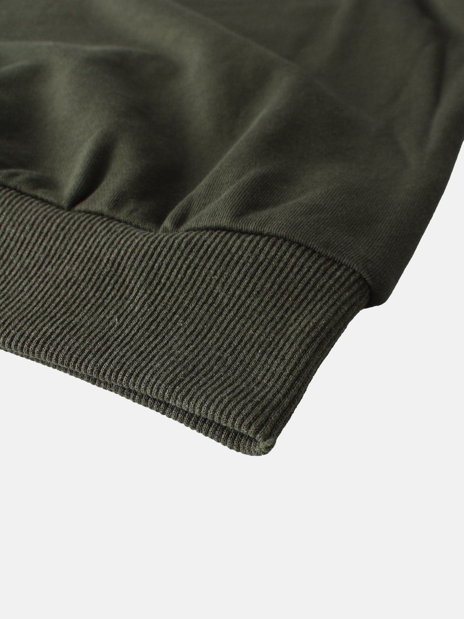 Lightweight Crop Sweatshirt - Olive