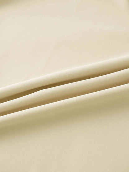 Crepe Slip Skirt-Tan