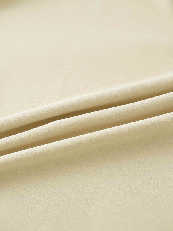 Crepe Slip Skirt-Tan