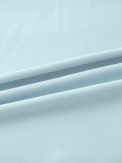 Crepe Slip Skirt-Sky Blue