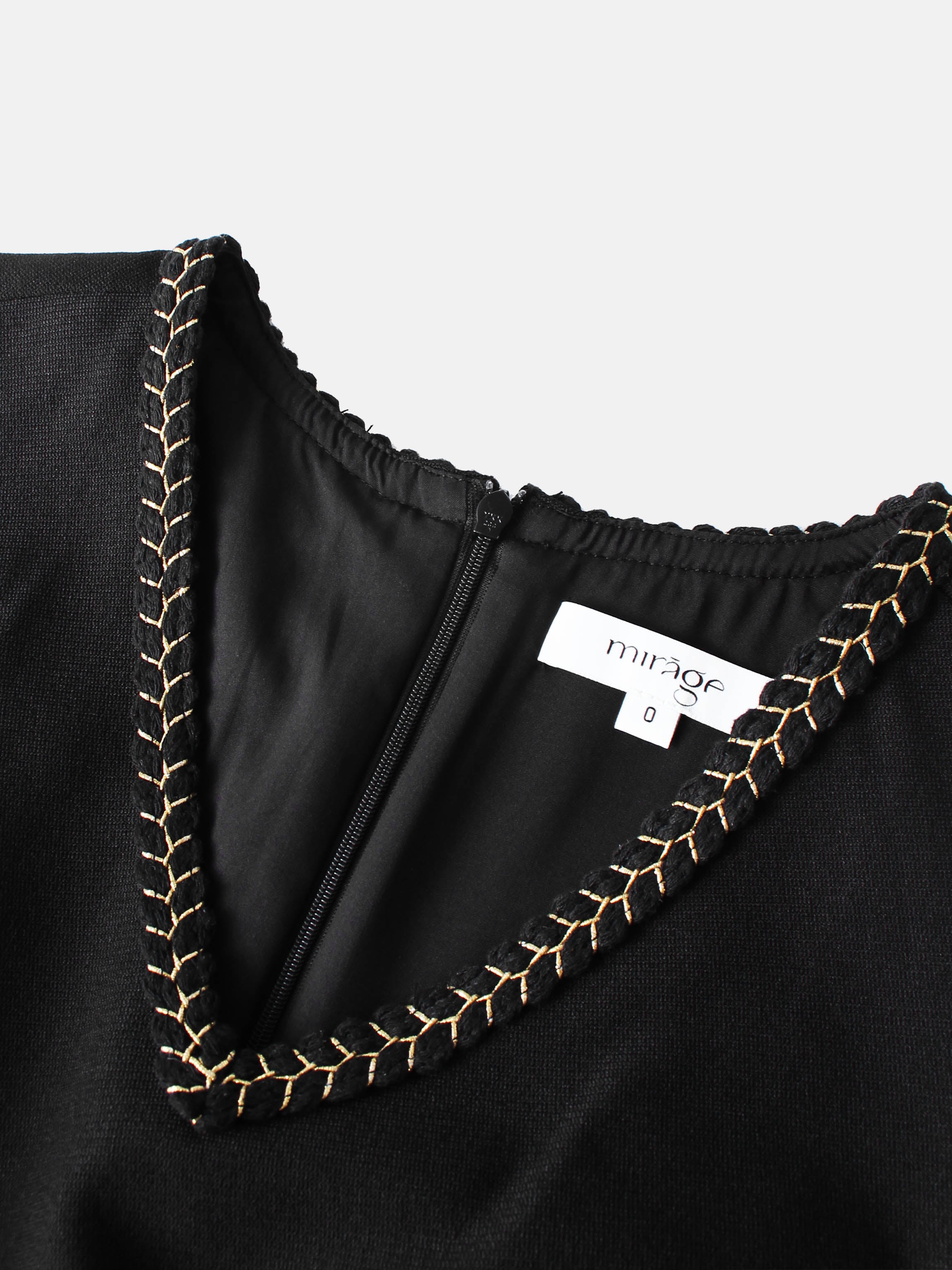 Yoke Pleated Jumper - Black
