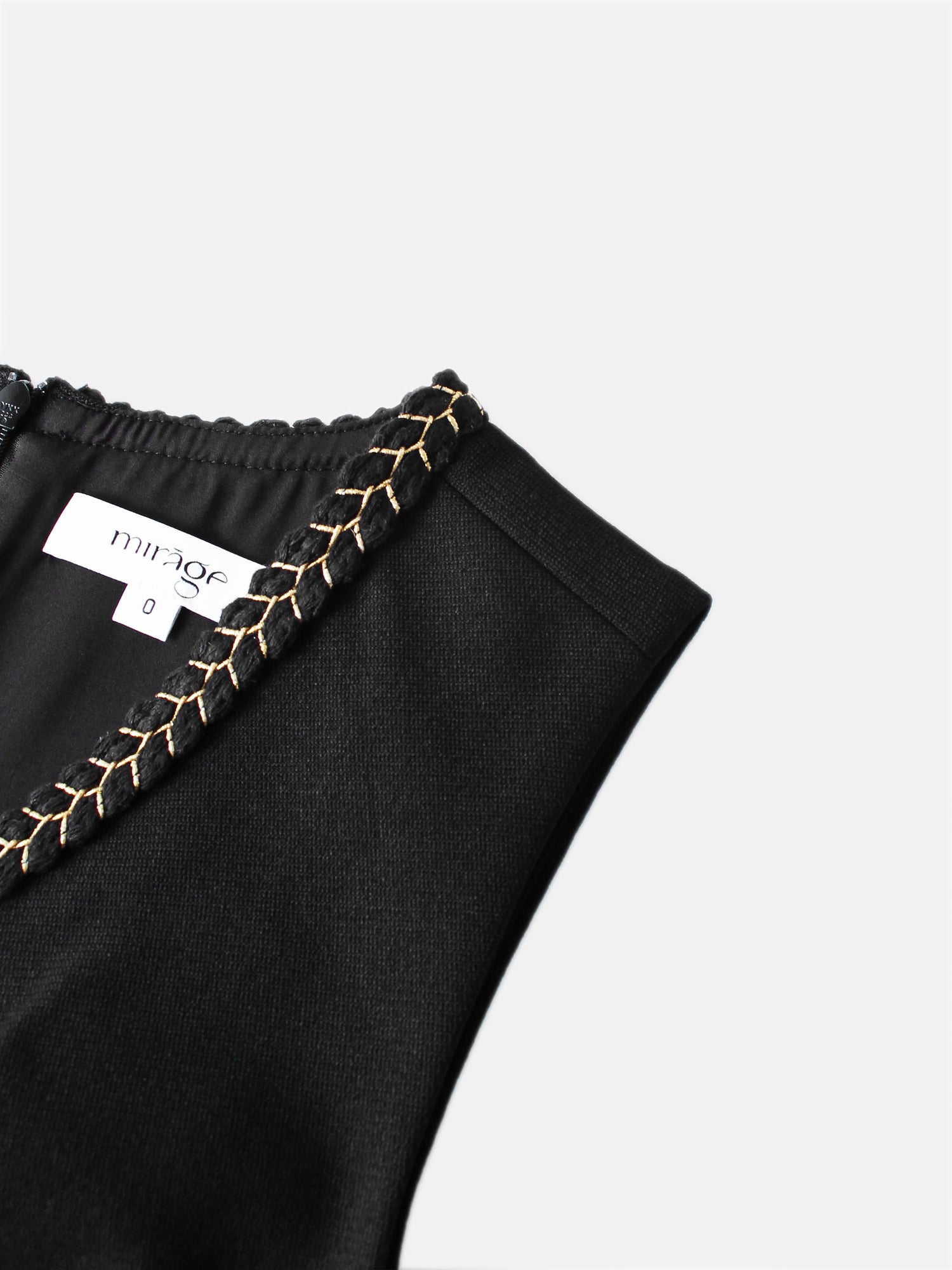 Yoke Pleated Jumper - Black