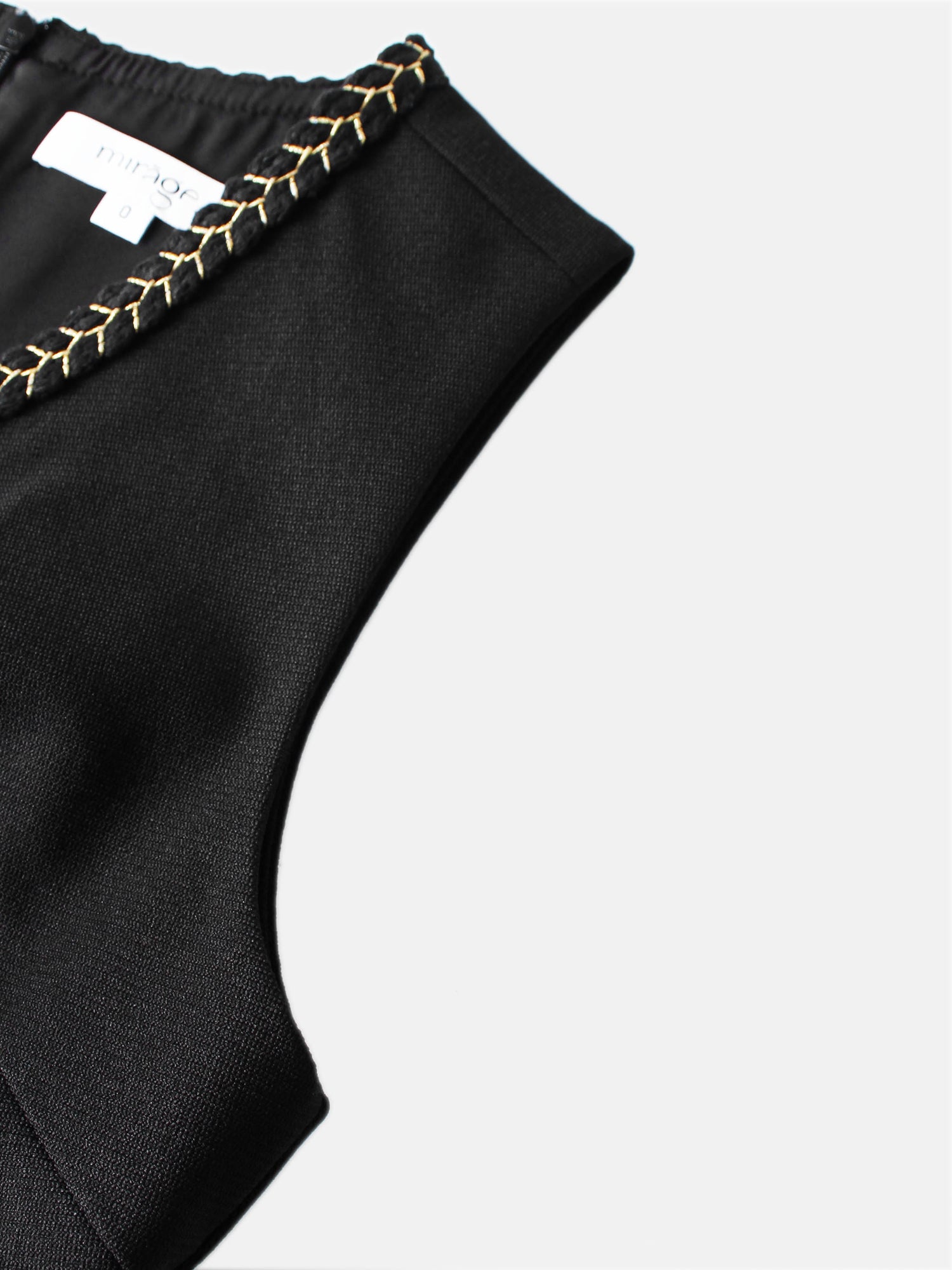 Yoke Pleated Jumper - Black