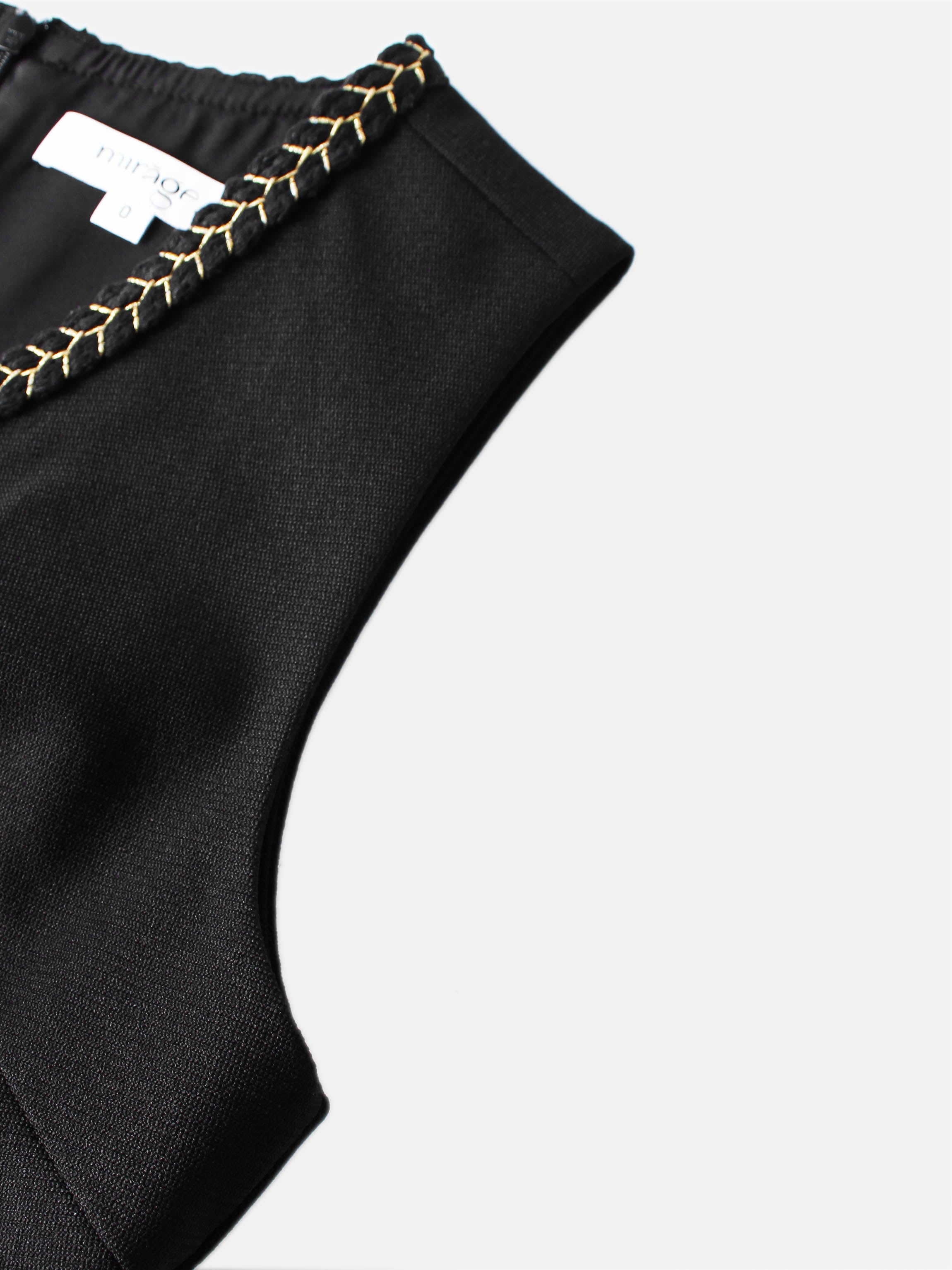 Yoke Pleated Jumper - Black