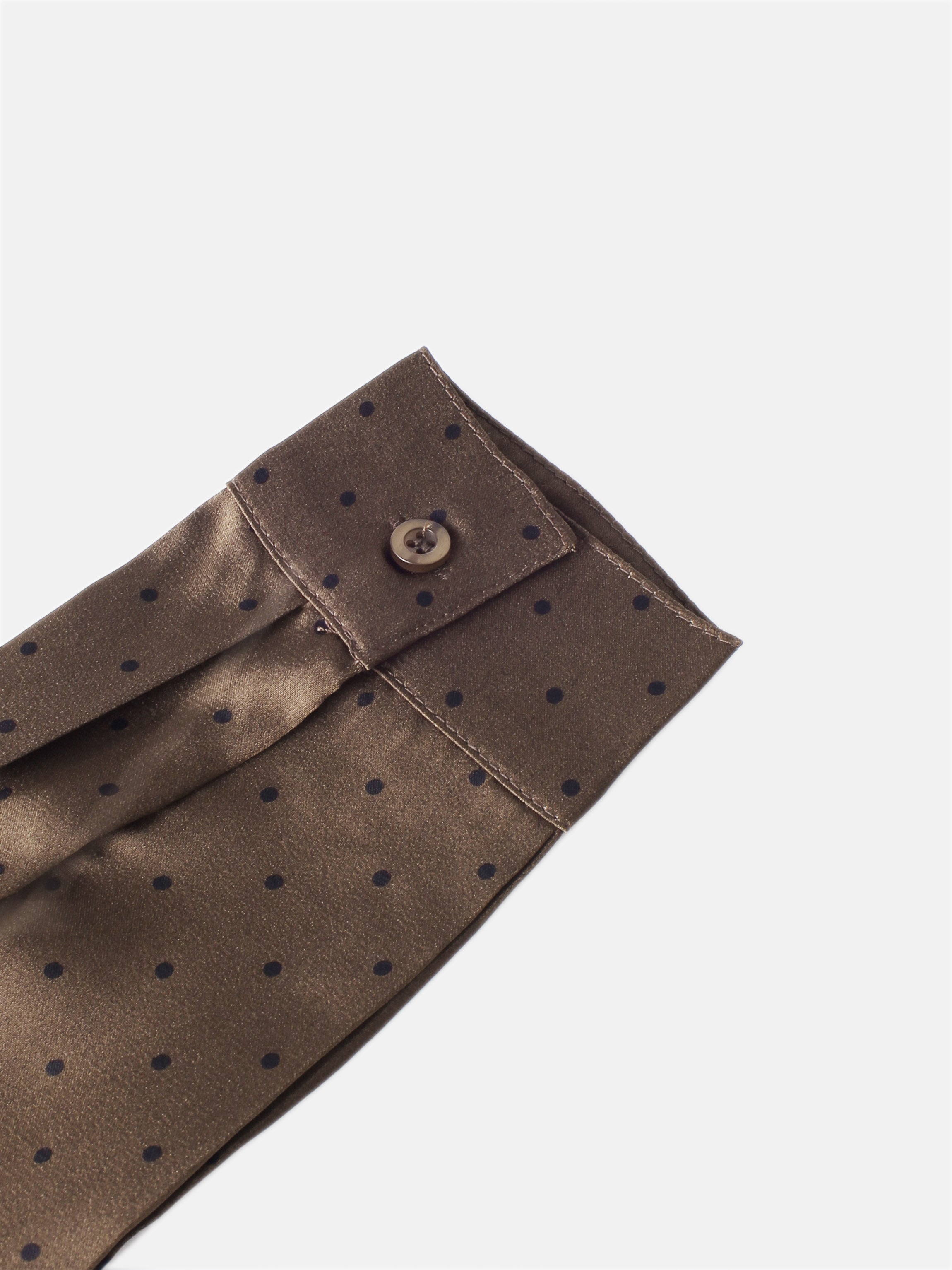 Waist Knot Maxi Shirtdress - Dark Brown