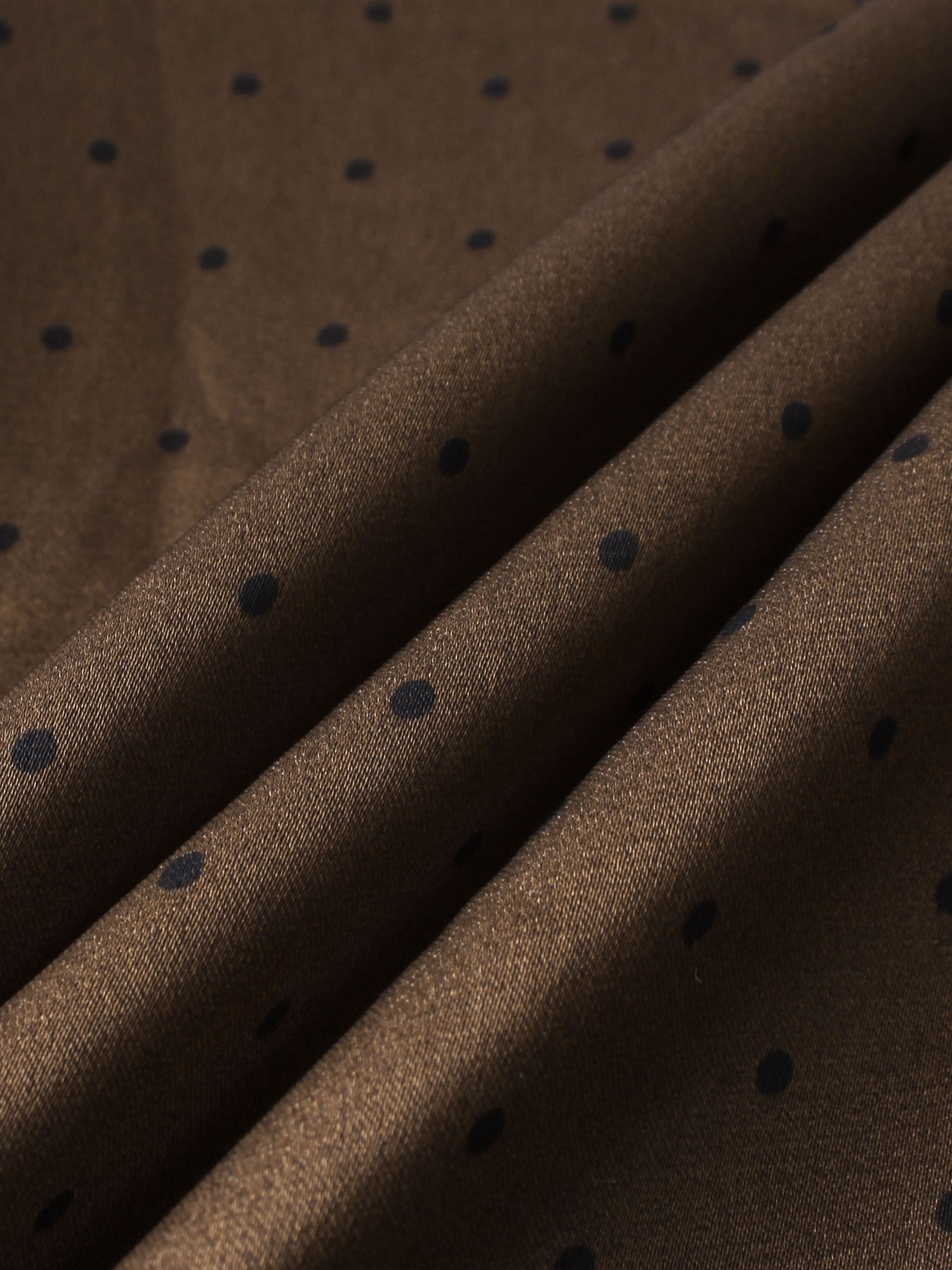 Waist Knot Maxi Shirtdress - Dark Brown