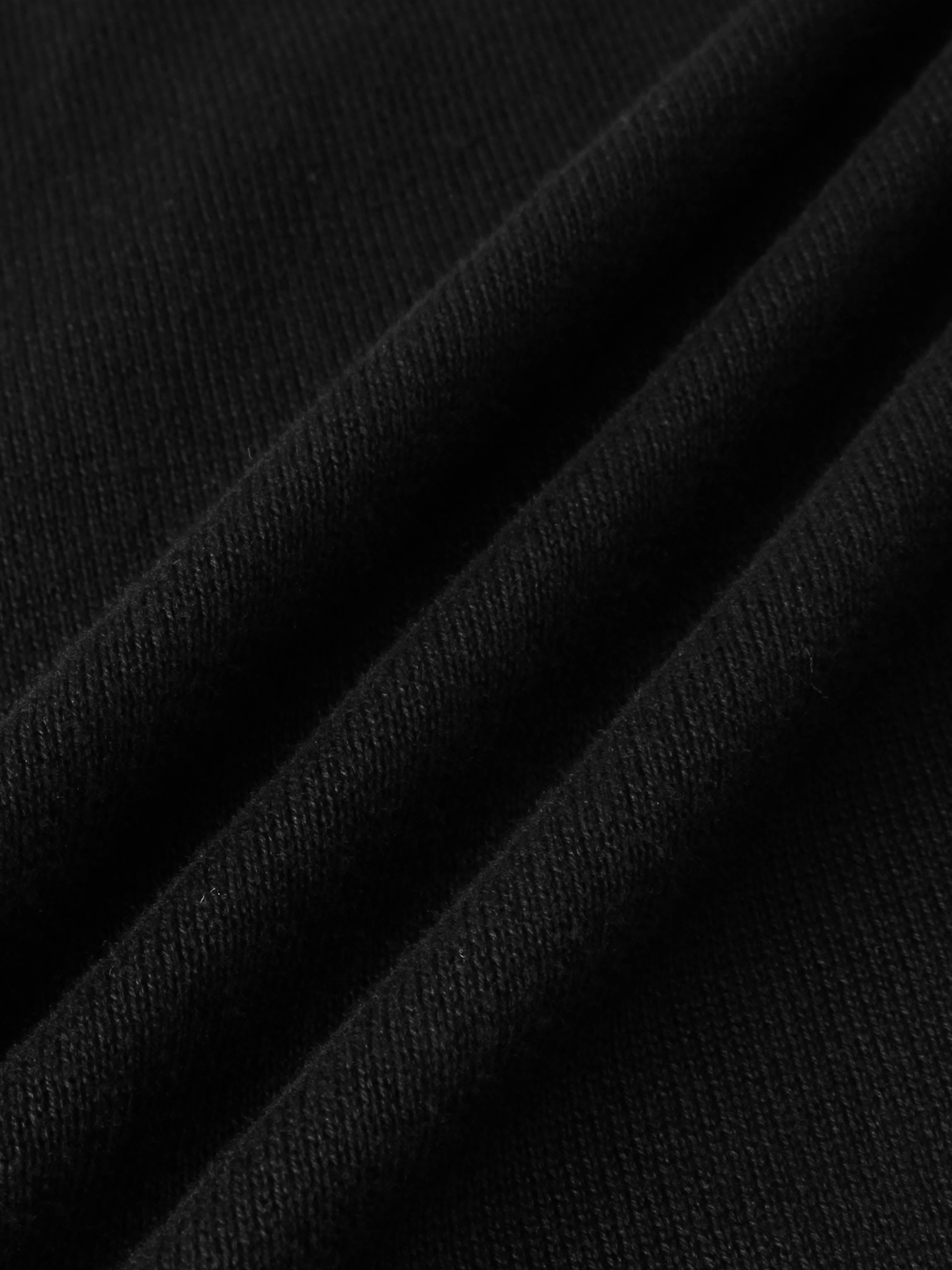 Mock Neck Sleeveless Dress - Black