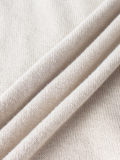 Mock Neck Sleeveless Dress - Tan