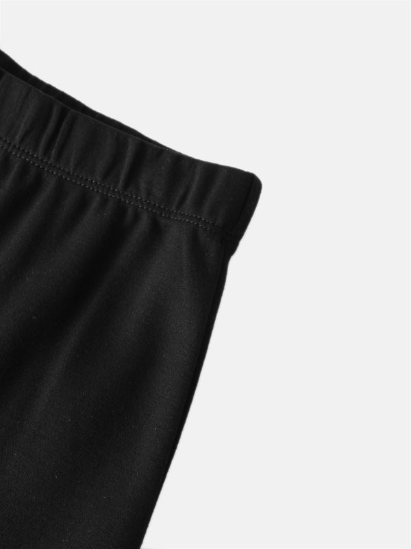 Drop Waist Ponte Skirt - Black 24"