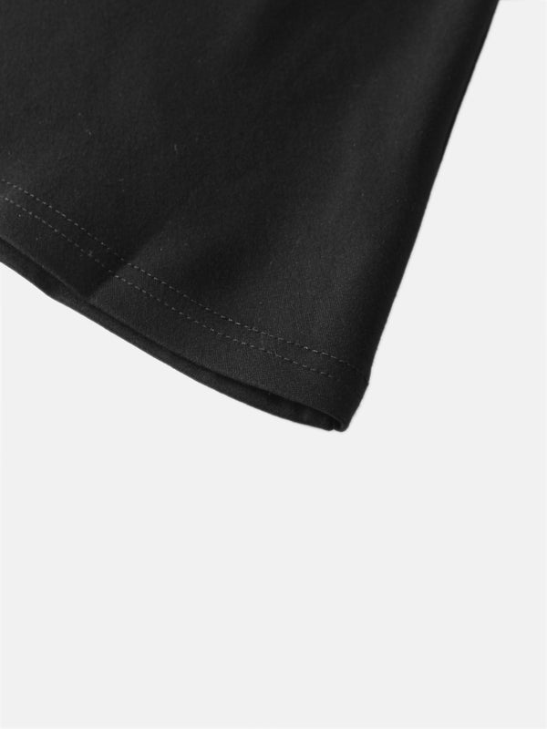 Drop Waist Ponte Skirt - Black 24"